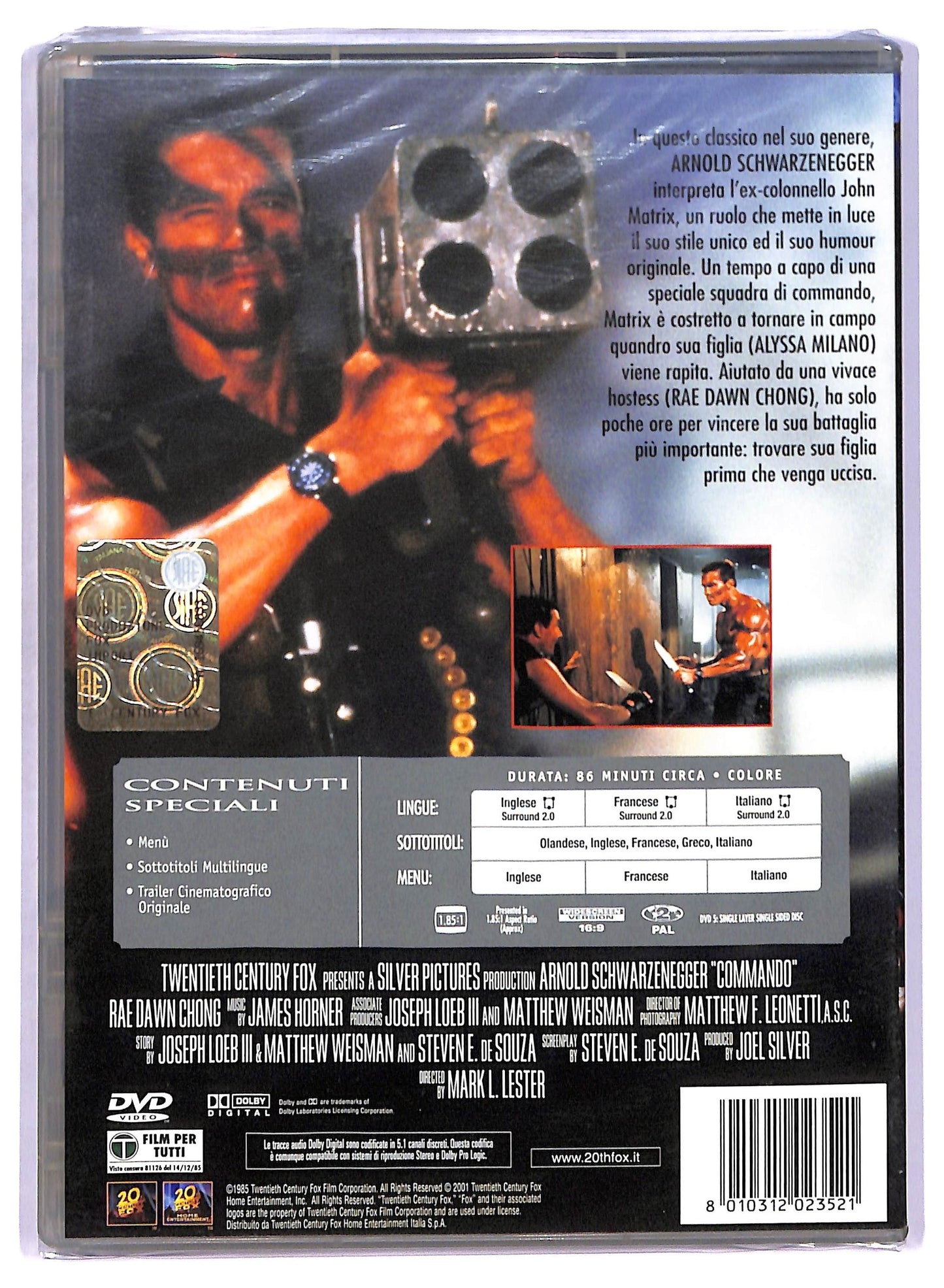 EBOND commando DVD DB725730