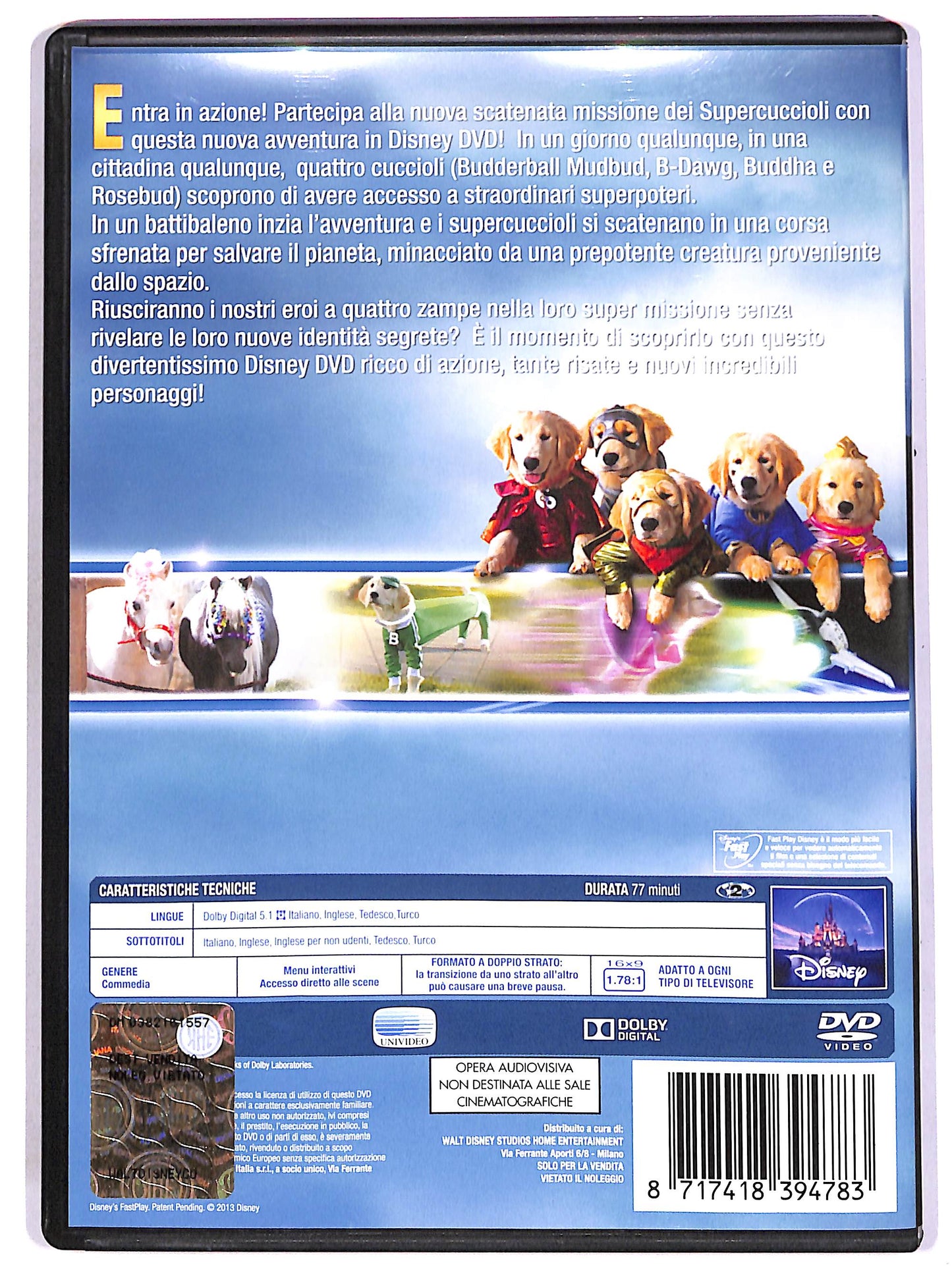 EBOND Supercuccioli - I veri supereroi DVD DB725743