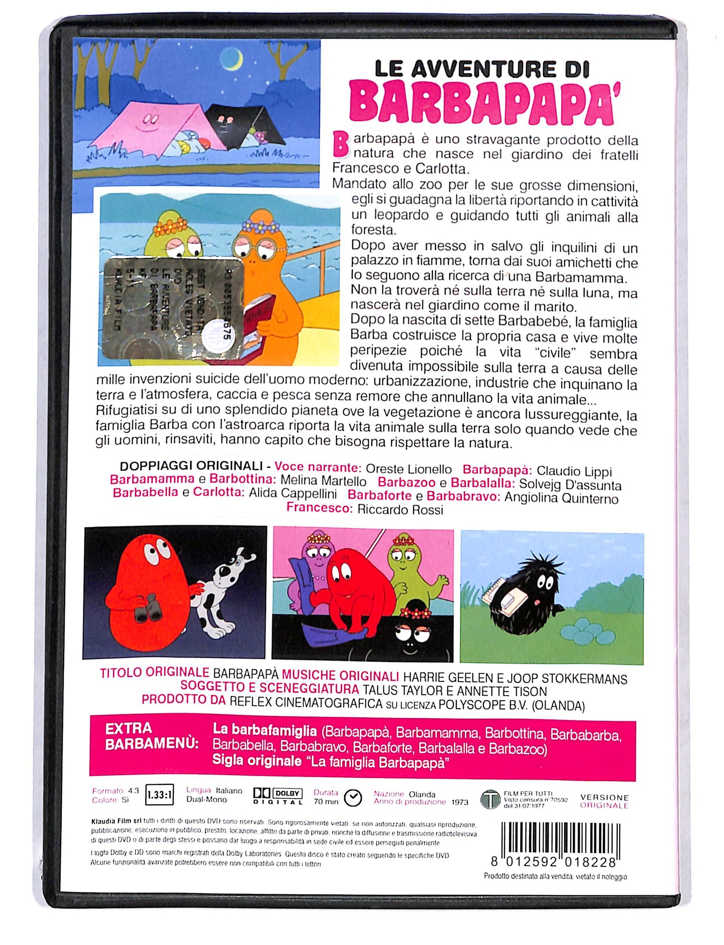 EBOND Le avventure di barbapapa il film DVD DB725922