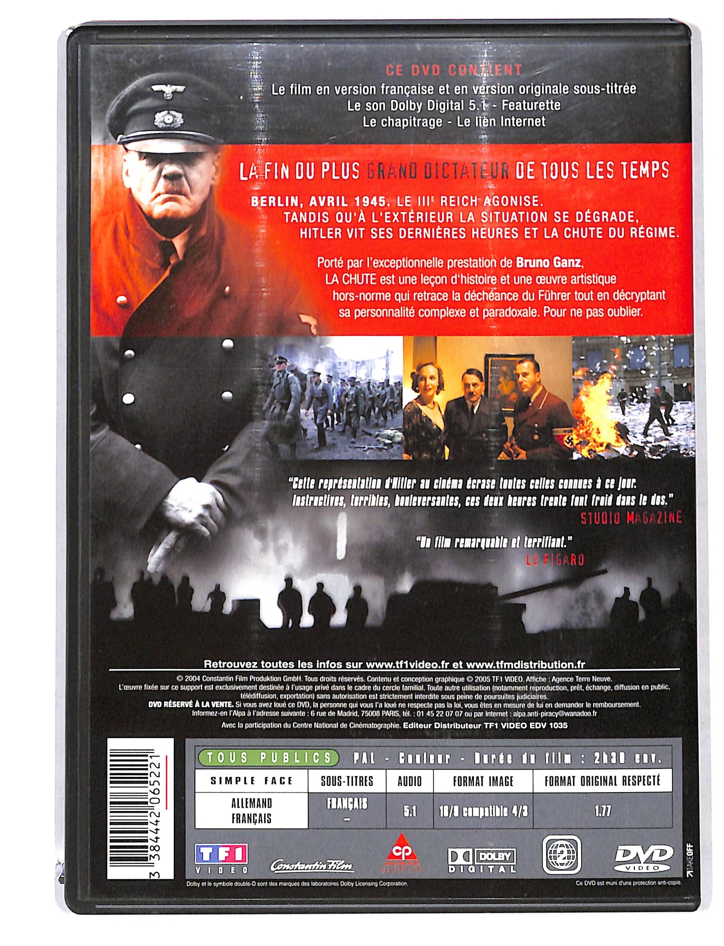 EBOND La chute Edizione Francia DVD DB725946
