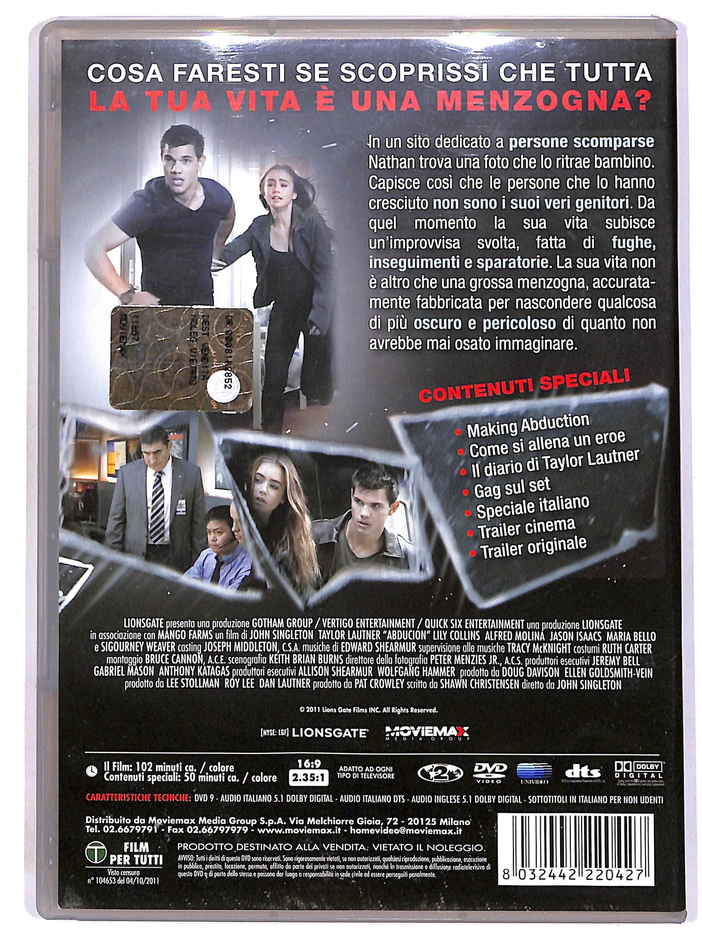 EBOND Abduction - Riprenditi la tua vita DVD DB726216