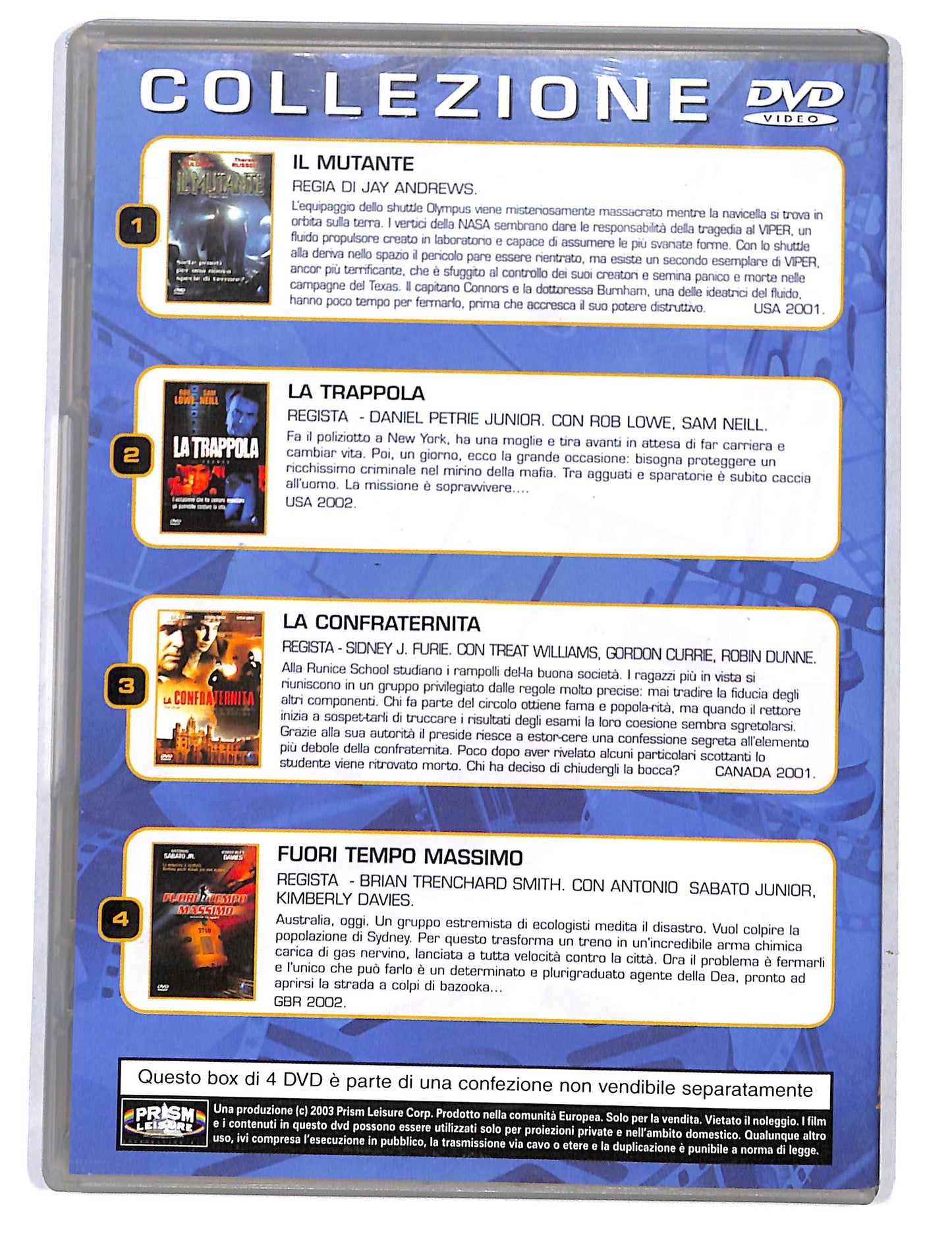 EBOND Collezione dvd 4 film su 2 EDITORIALE DVD DB726422