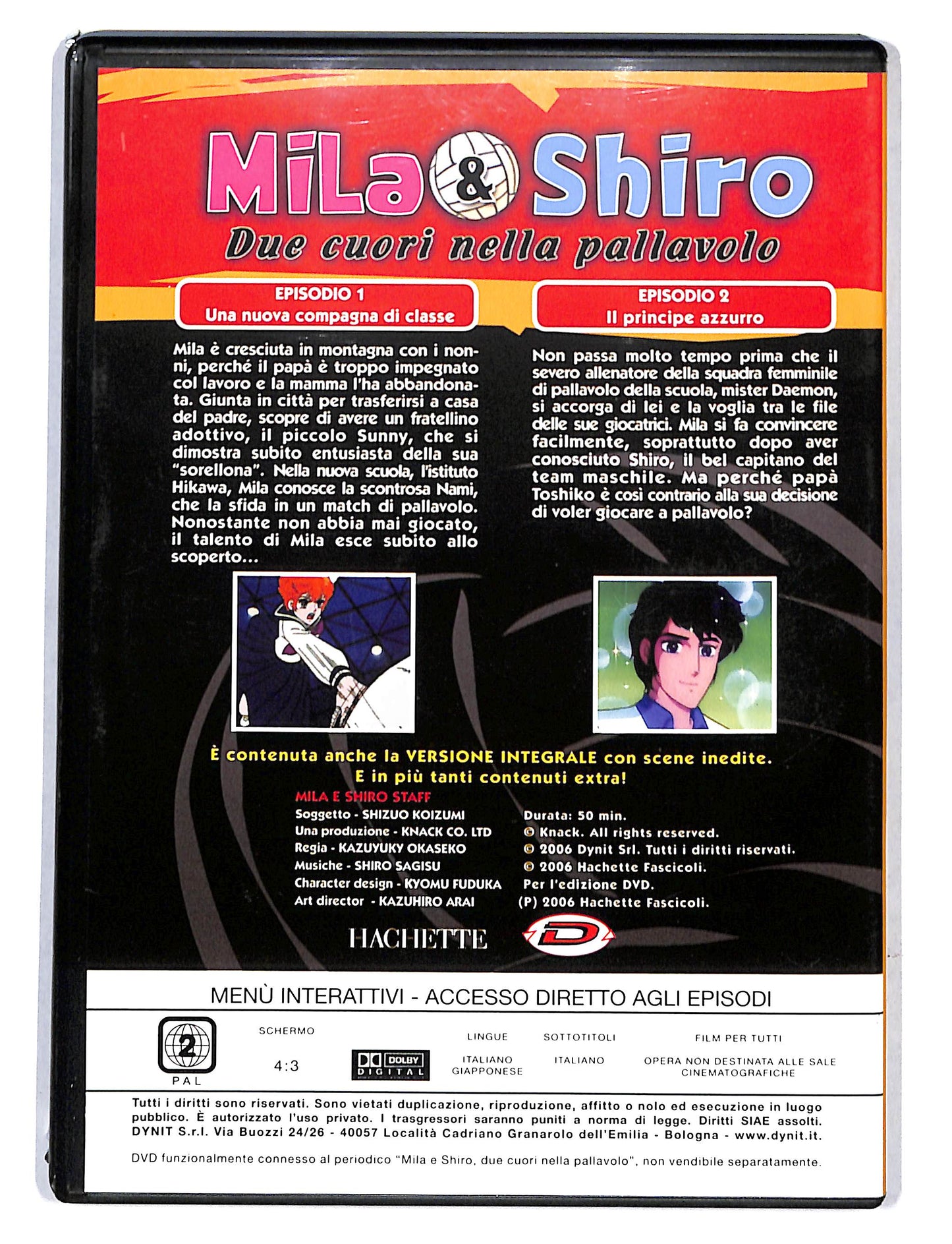 EBOND Mila&shiro due cuori nella pallavolo vol.1 EDITORIALE DVD DB726434
