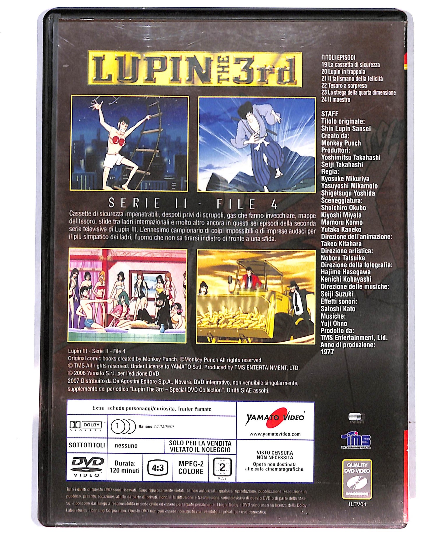 EBOND Lupin the 3rd Serie II - File 4 EDITORIALE DVD DB726442