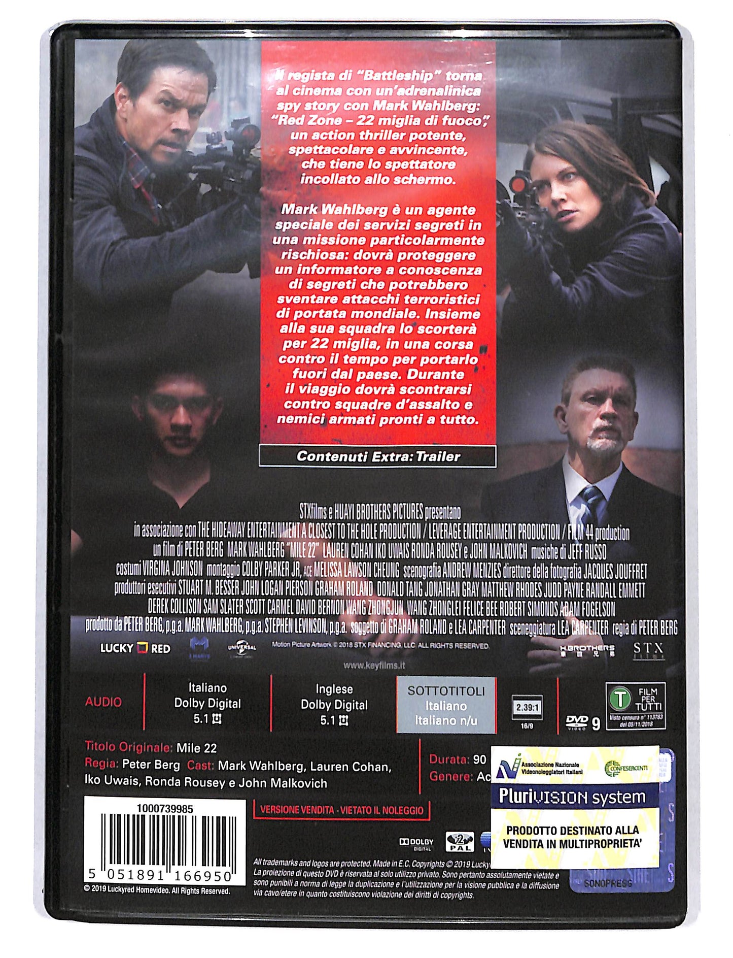 EBOND Red Zone 22 Miglia Di Fuoco DVD DB727805