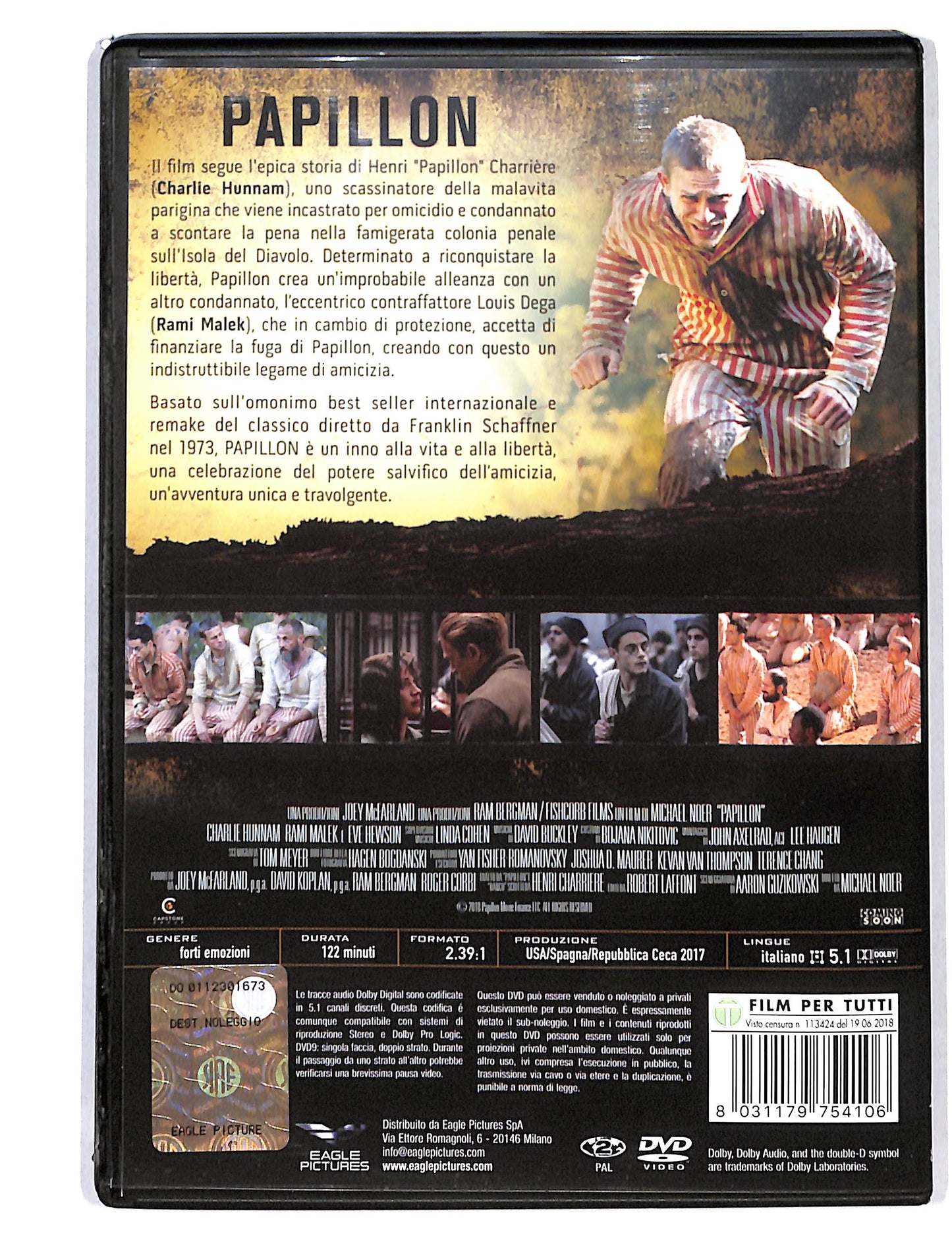 EBOND Papillon NOLEGGIO DVD DB727811