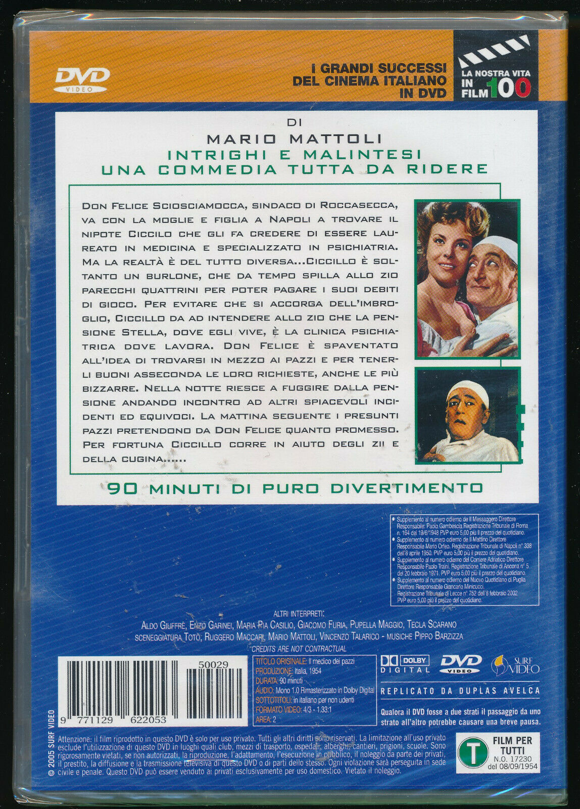 EBOND Il Medico Dei Pazzi Editoriale DVD DB727954