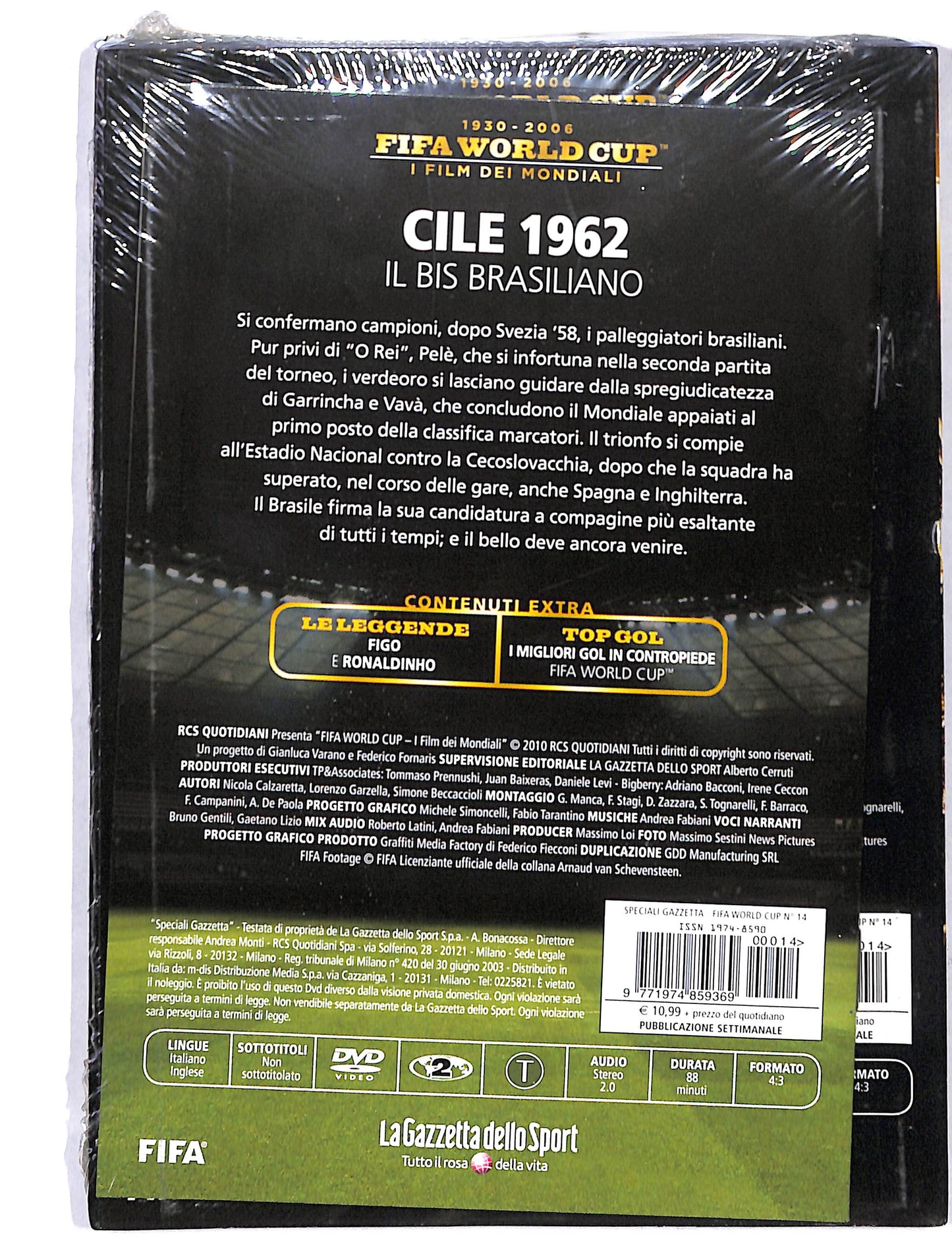 EBOND Cile 1962 il bis Brasiliano EDITORIALE DVD DB728444