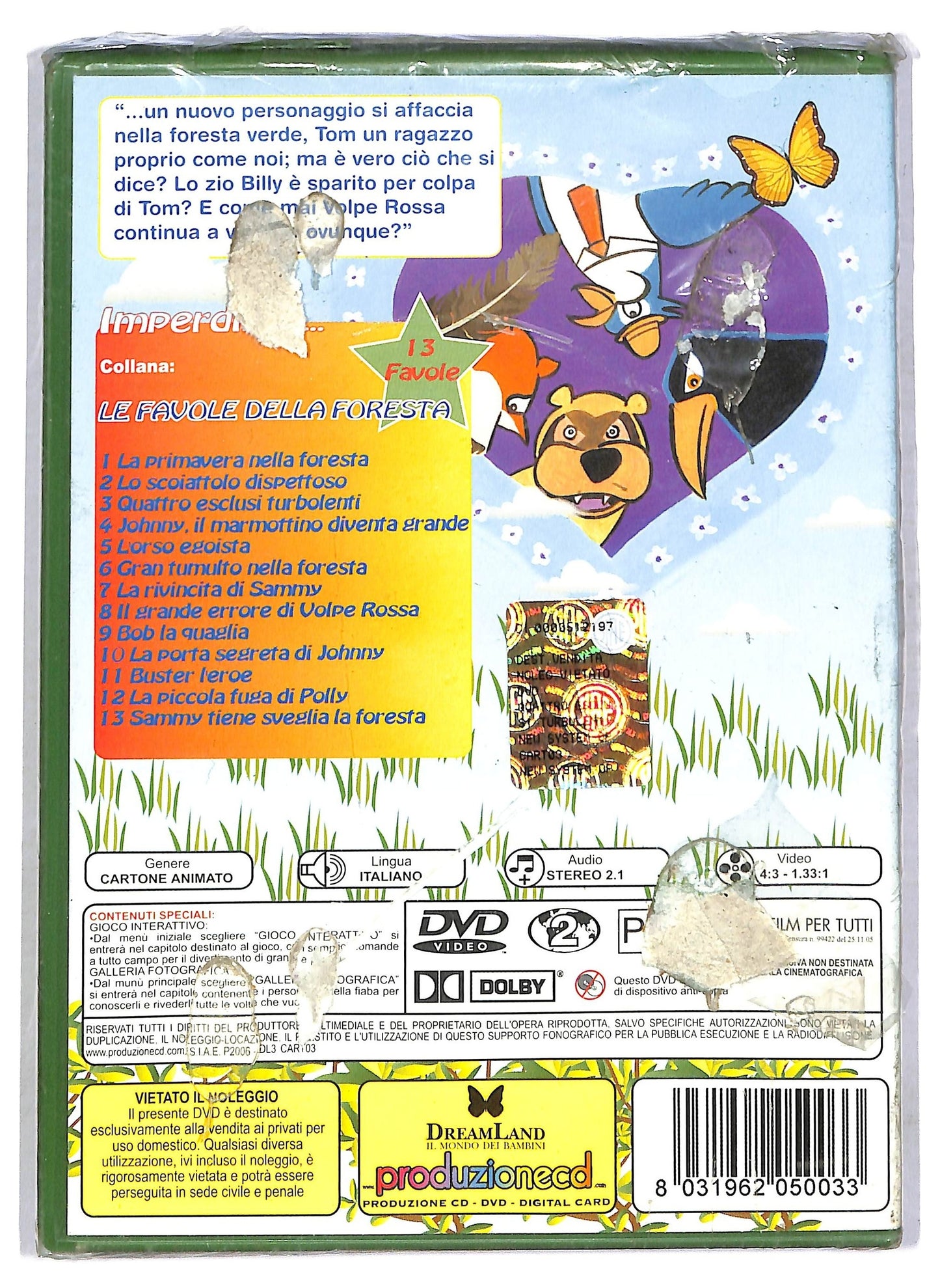 EBOND Le Favole della Foresta Quattro Piccoli Birbanti vol 3 DVD DB728817