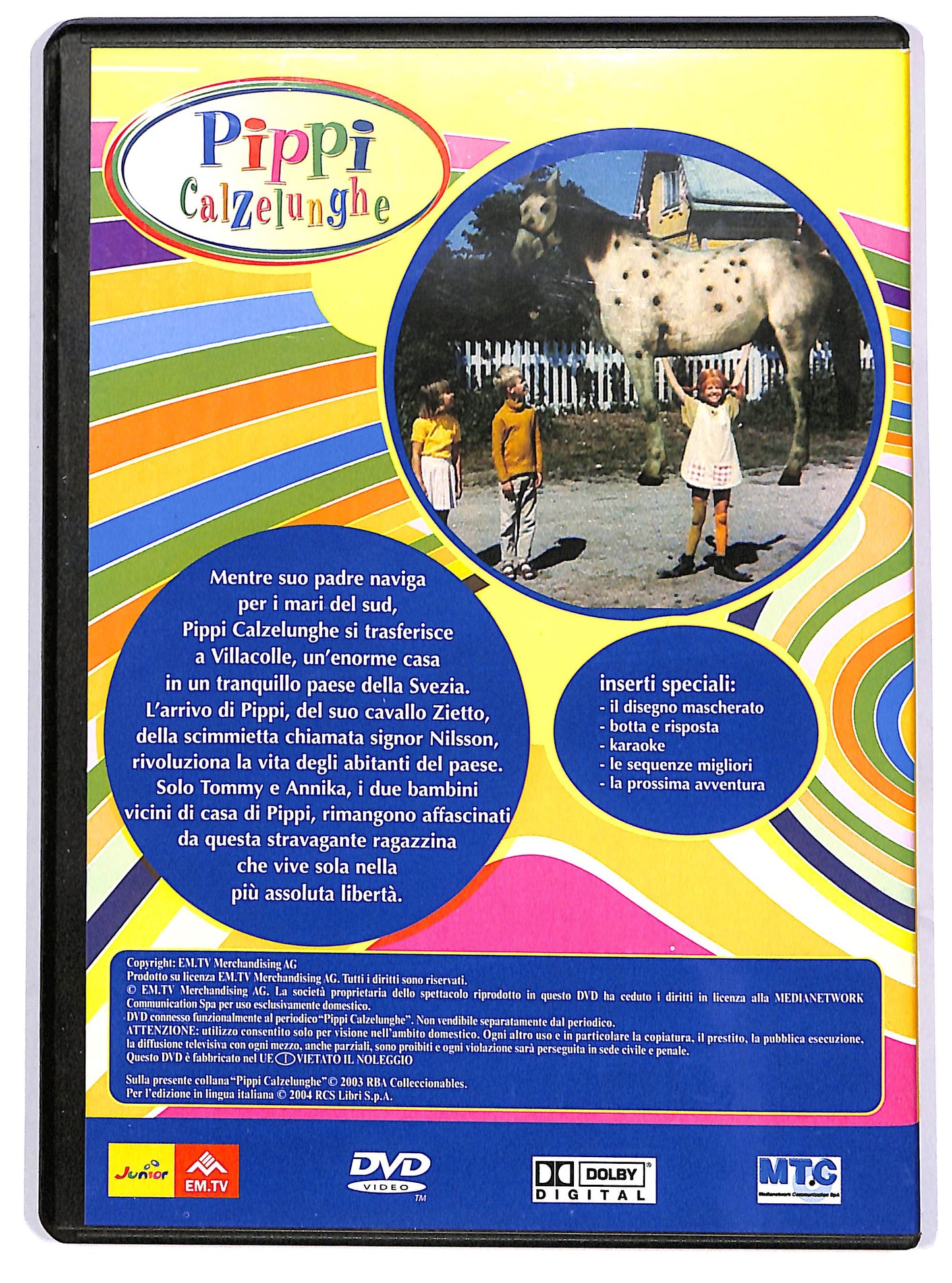 EBOND Pippi Calzelunghe Vol.1 - Villa Villacolle EDITORIALE DVD DB728850