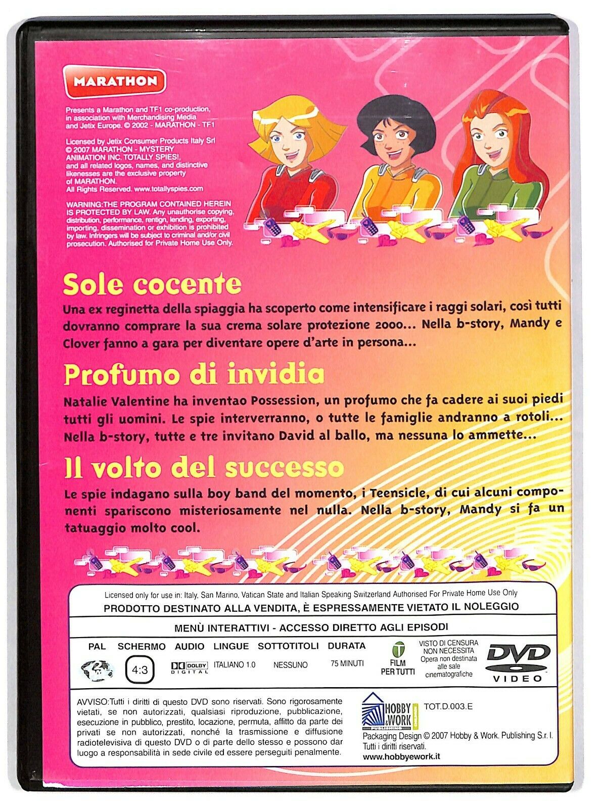 EBOND Totally Spies Vol.3: Sole Cocente, Profumo Di Invidia... DVD DB728852