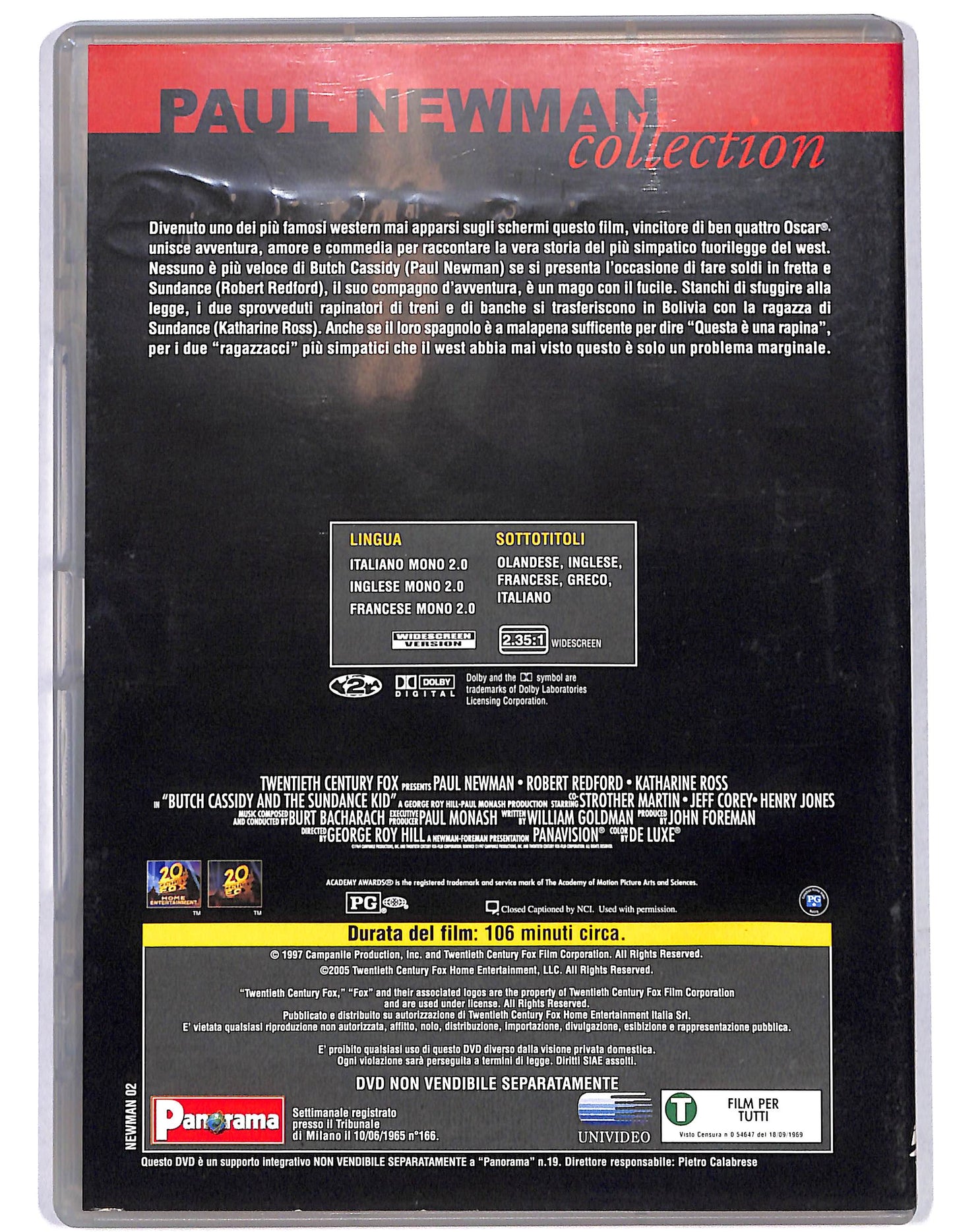 EBOND Butch cassidy EDITORIALE DVD DB729214