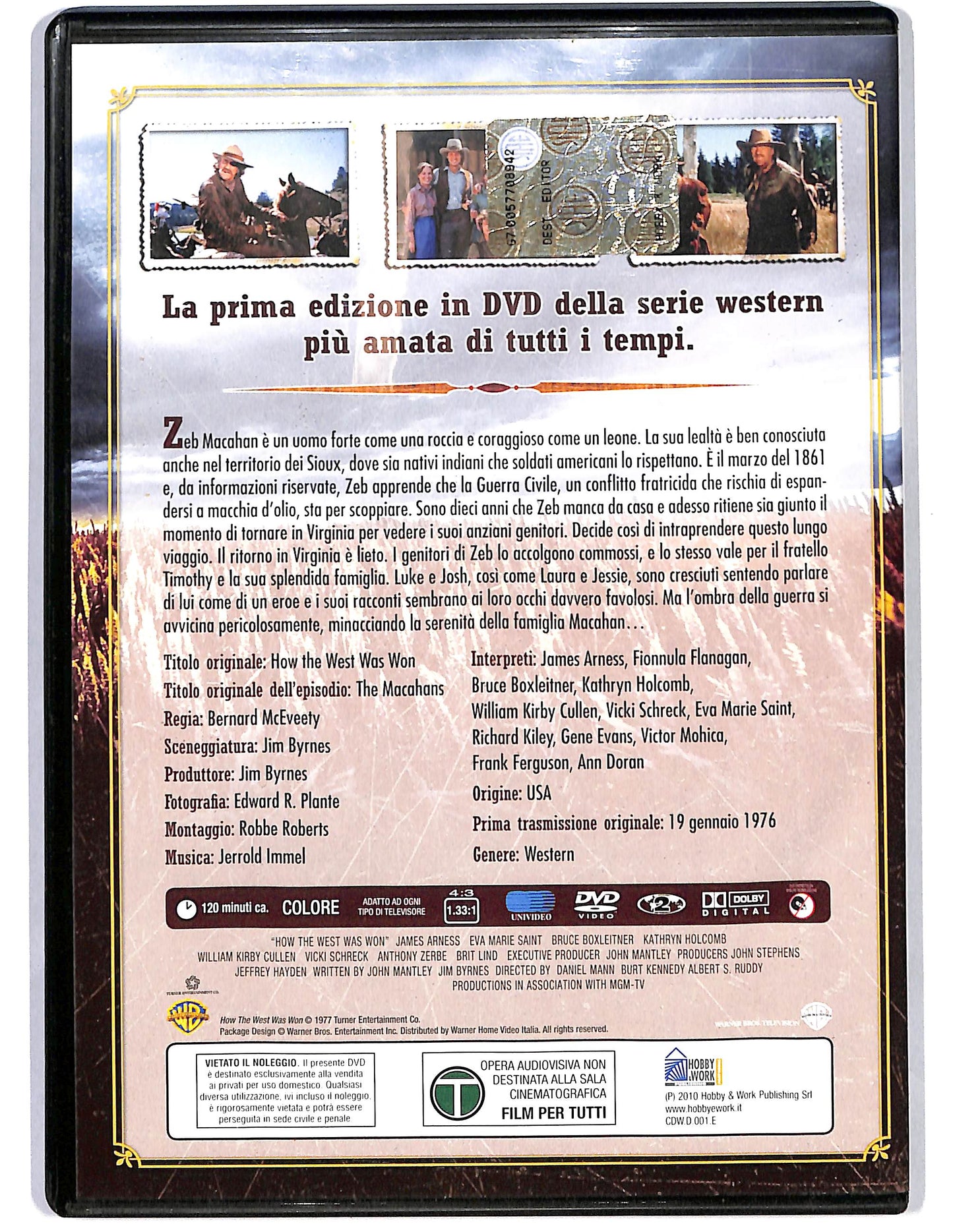 EBOND Alla conquista del west Stagione1 episodio1 EDITORIALE DVD DB729219
