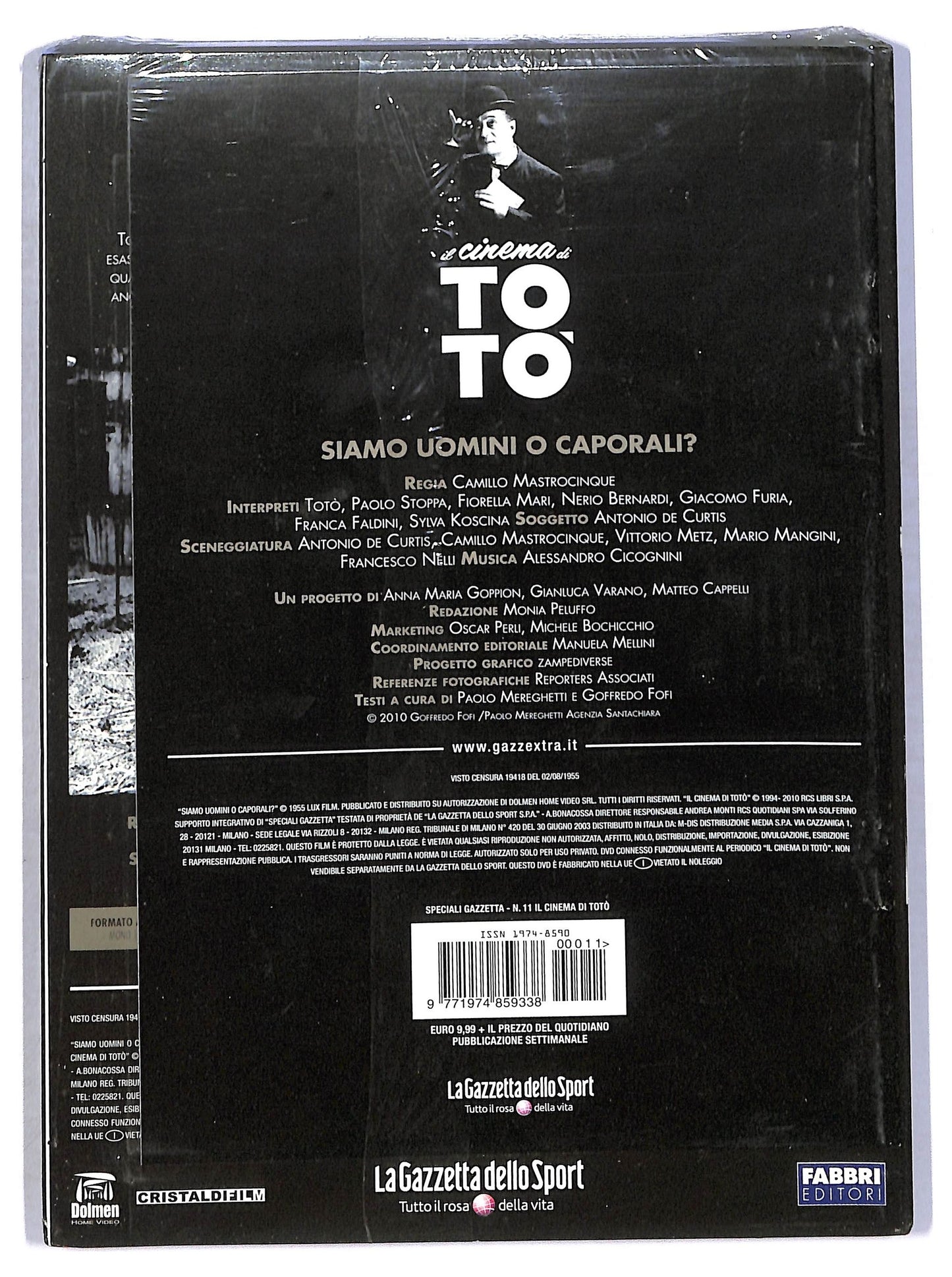 EBOND Siamo Uomini o Caporali? EDITORIALE DVD DB729245