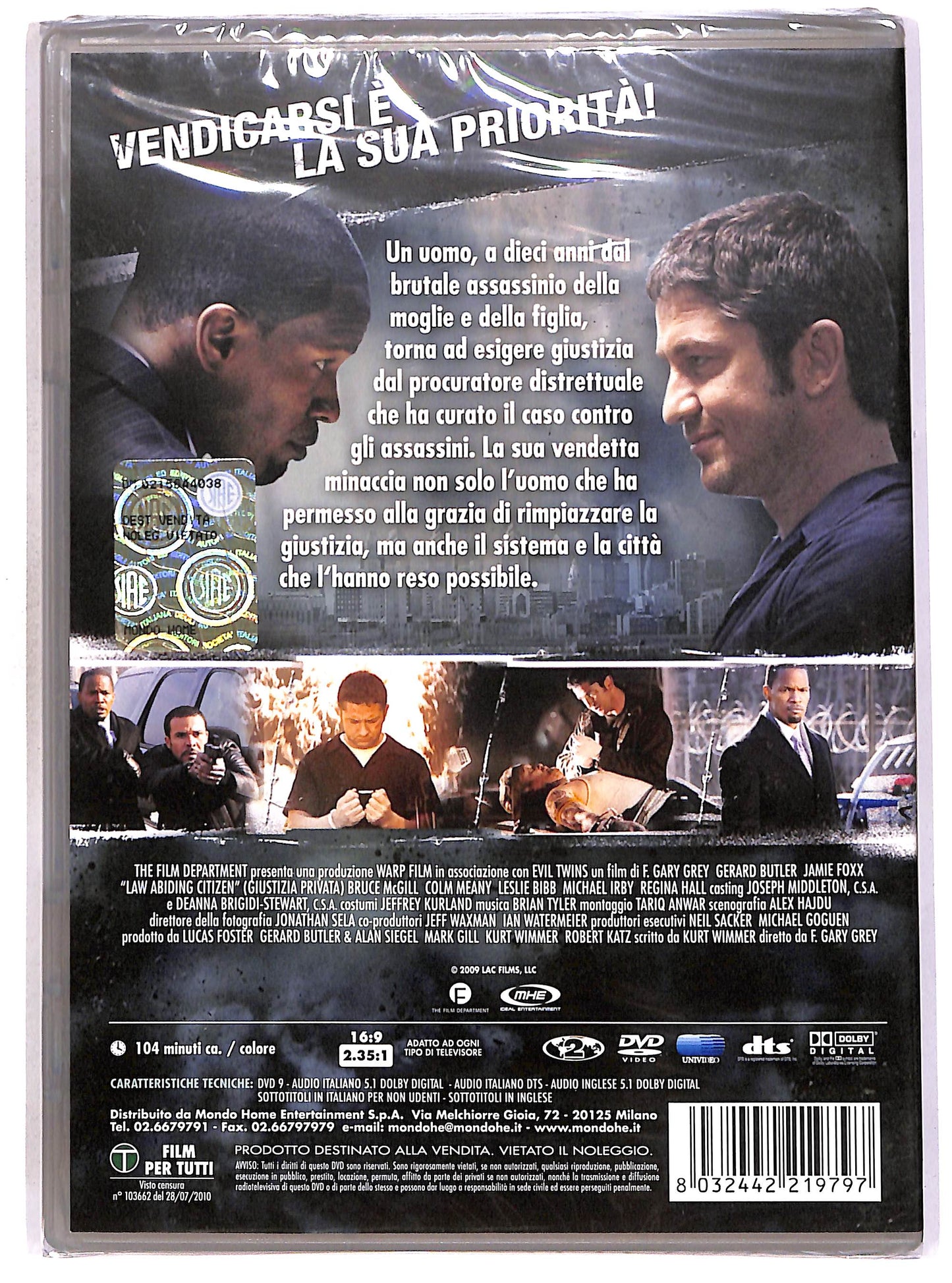 EBOND Giustizia privata DVD DB729337