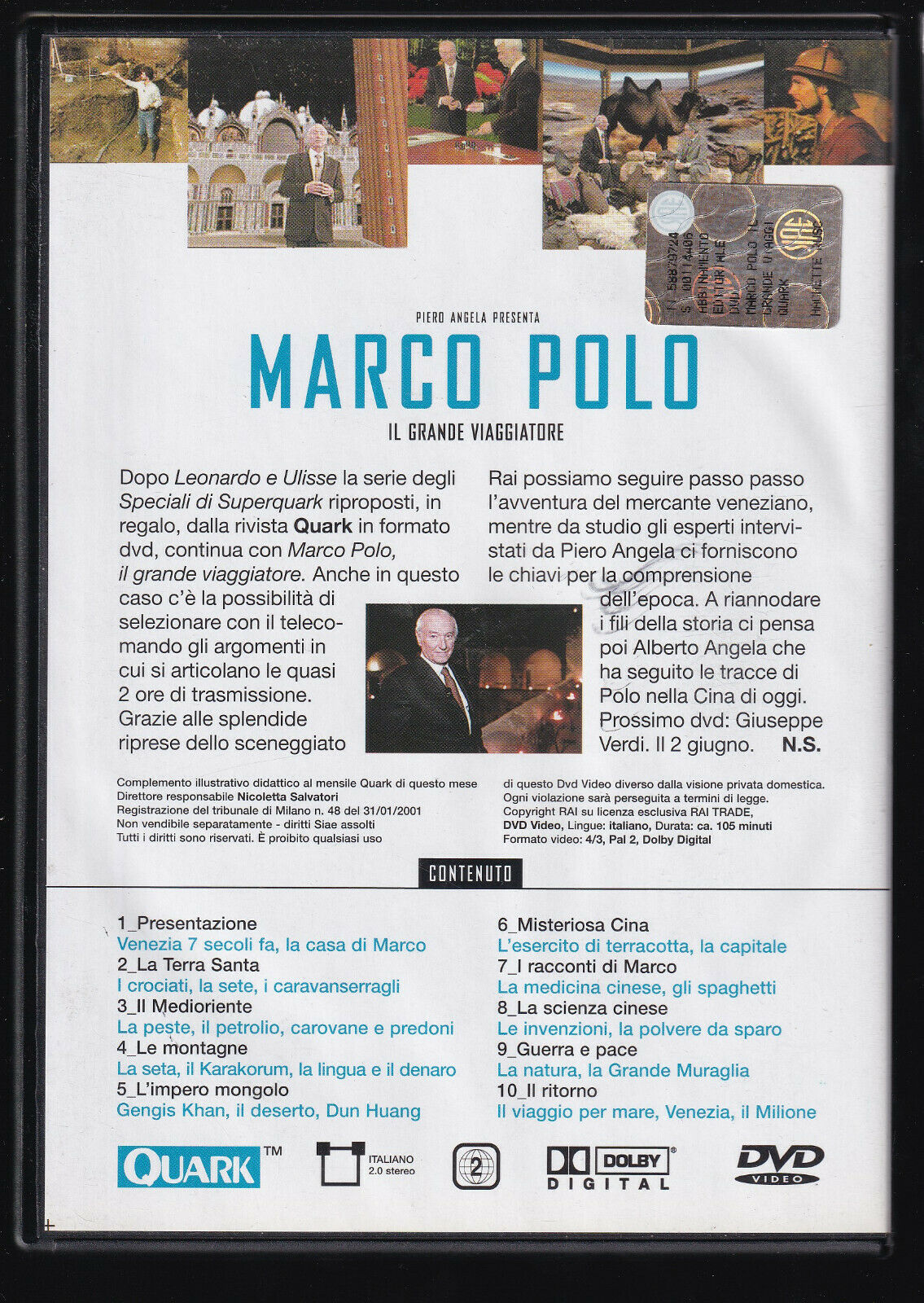 EBOND Piero Angela Presenta Marco Polo DVD DB729340