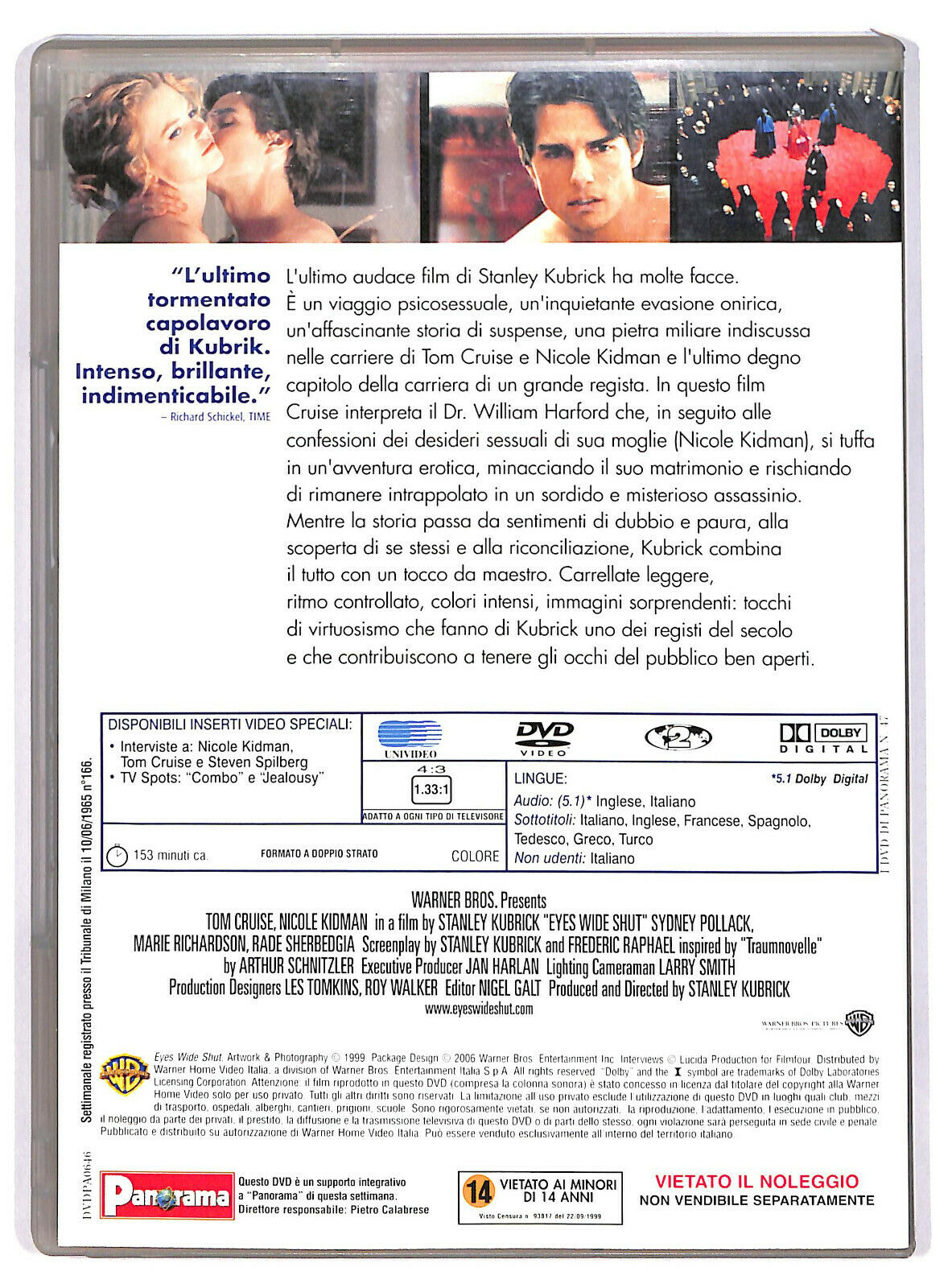 EBOND Eyes Wide Shut Editoriale DVD DB729357