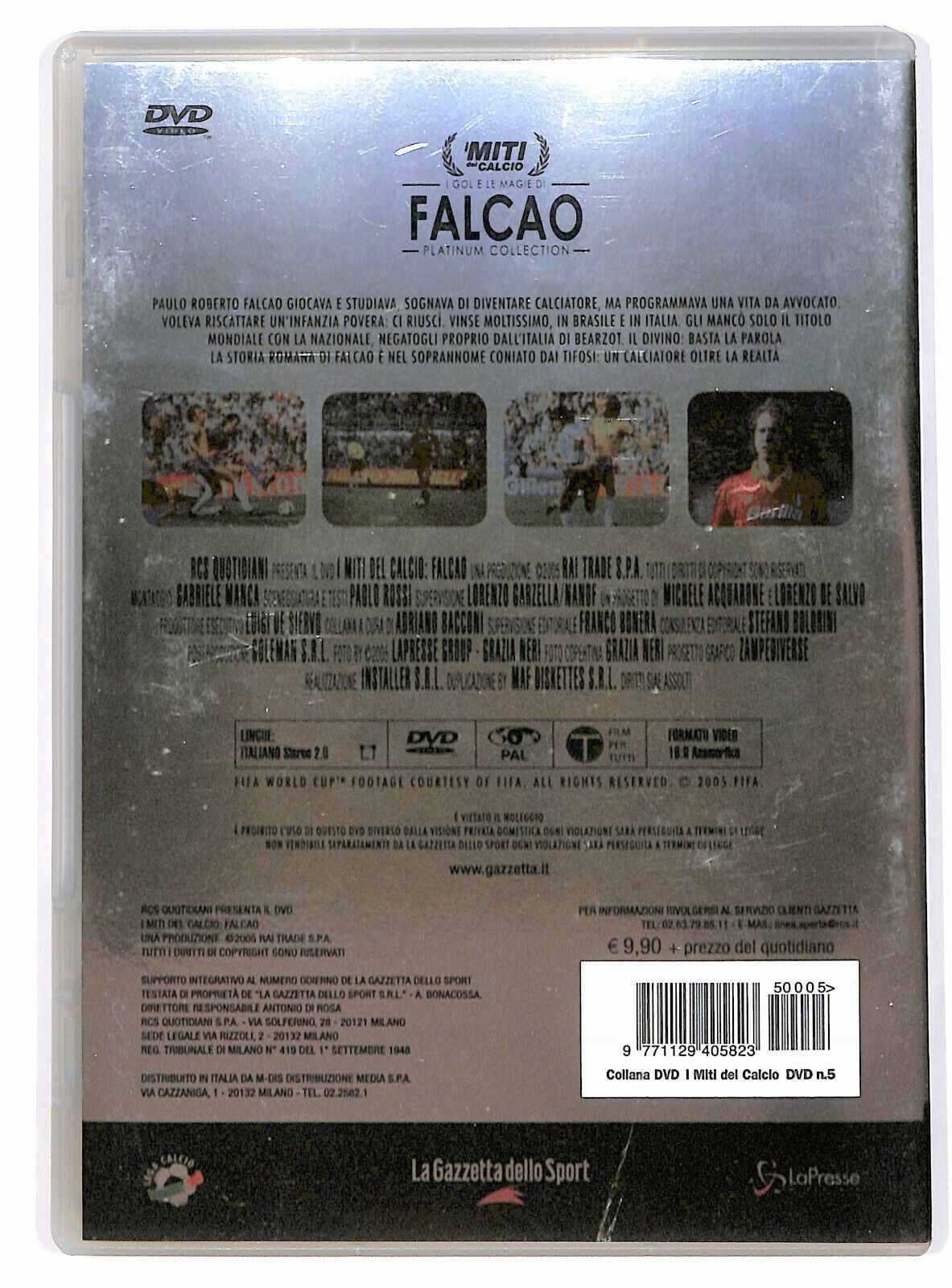 EBOND I Miti Del Calcio - Platinum Collection Falcao Editoriale DVD DB729644