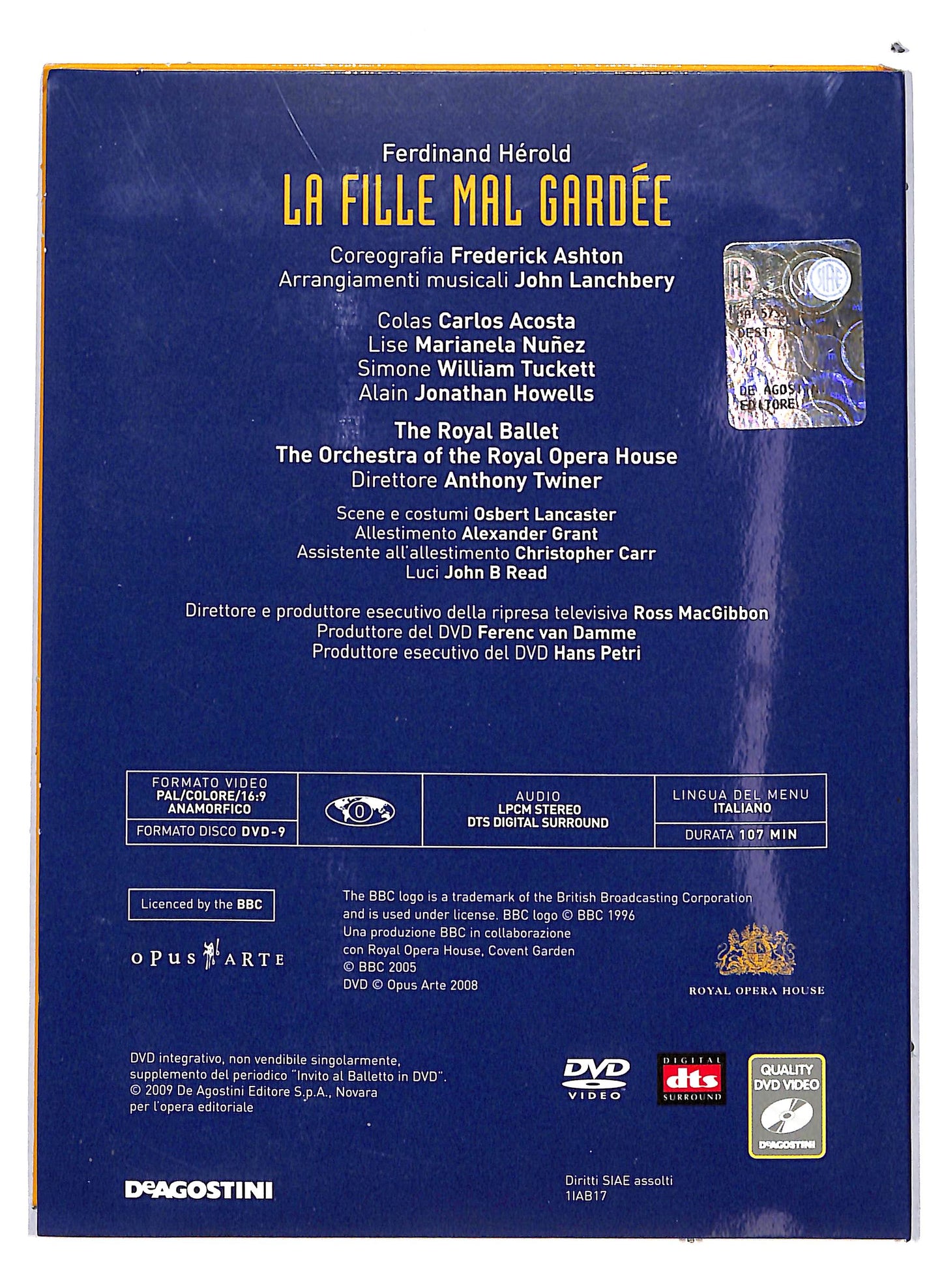 EBOND Invito al balletto La fille mal gardée vol.17 EDITORIALE DVD DB729931