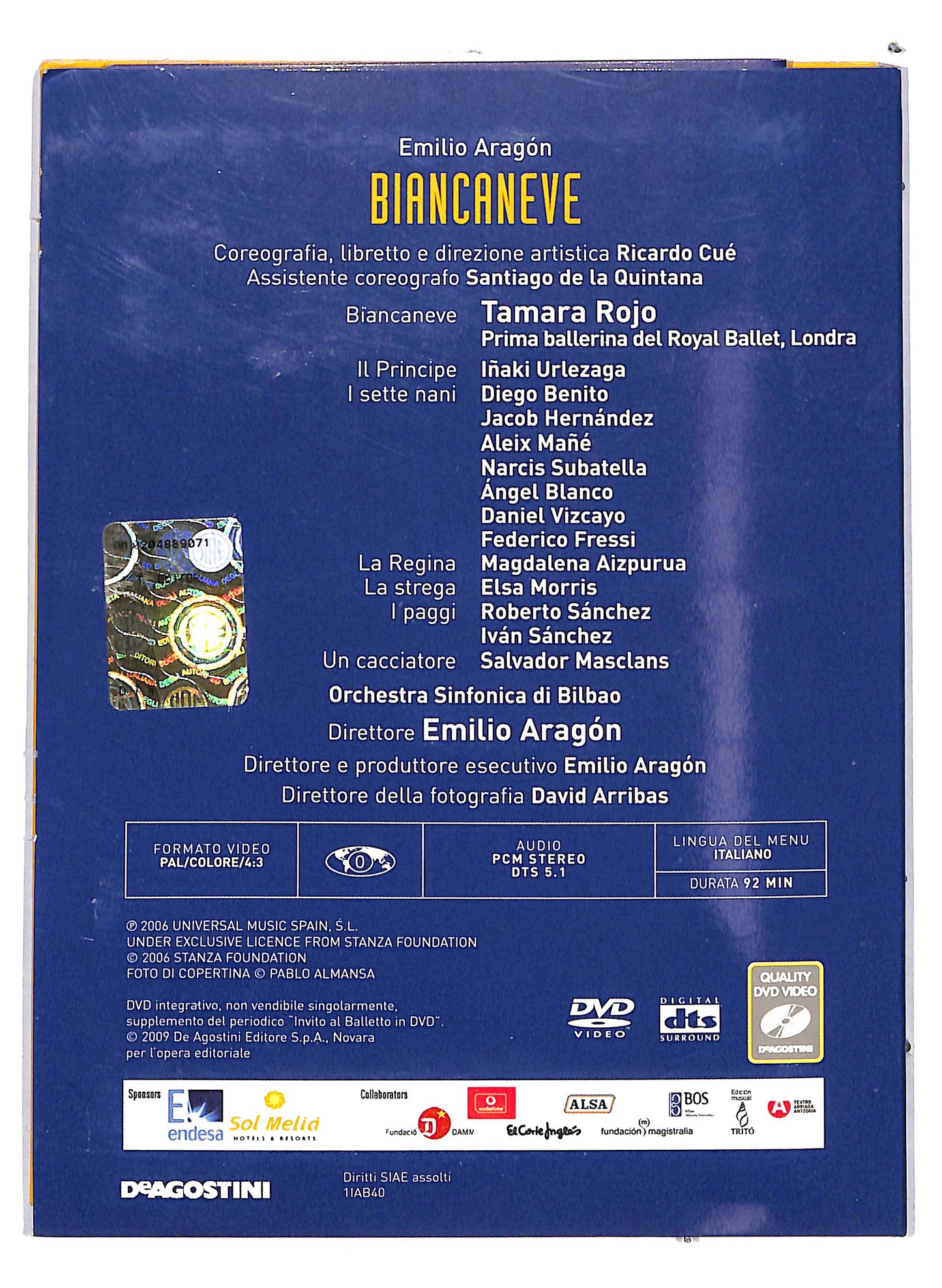 EBOND Invito al balletto in Biancaneve vol 40 EDITORIALE DVD DB729939
