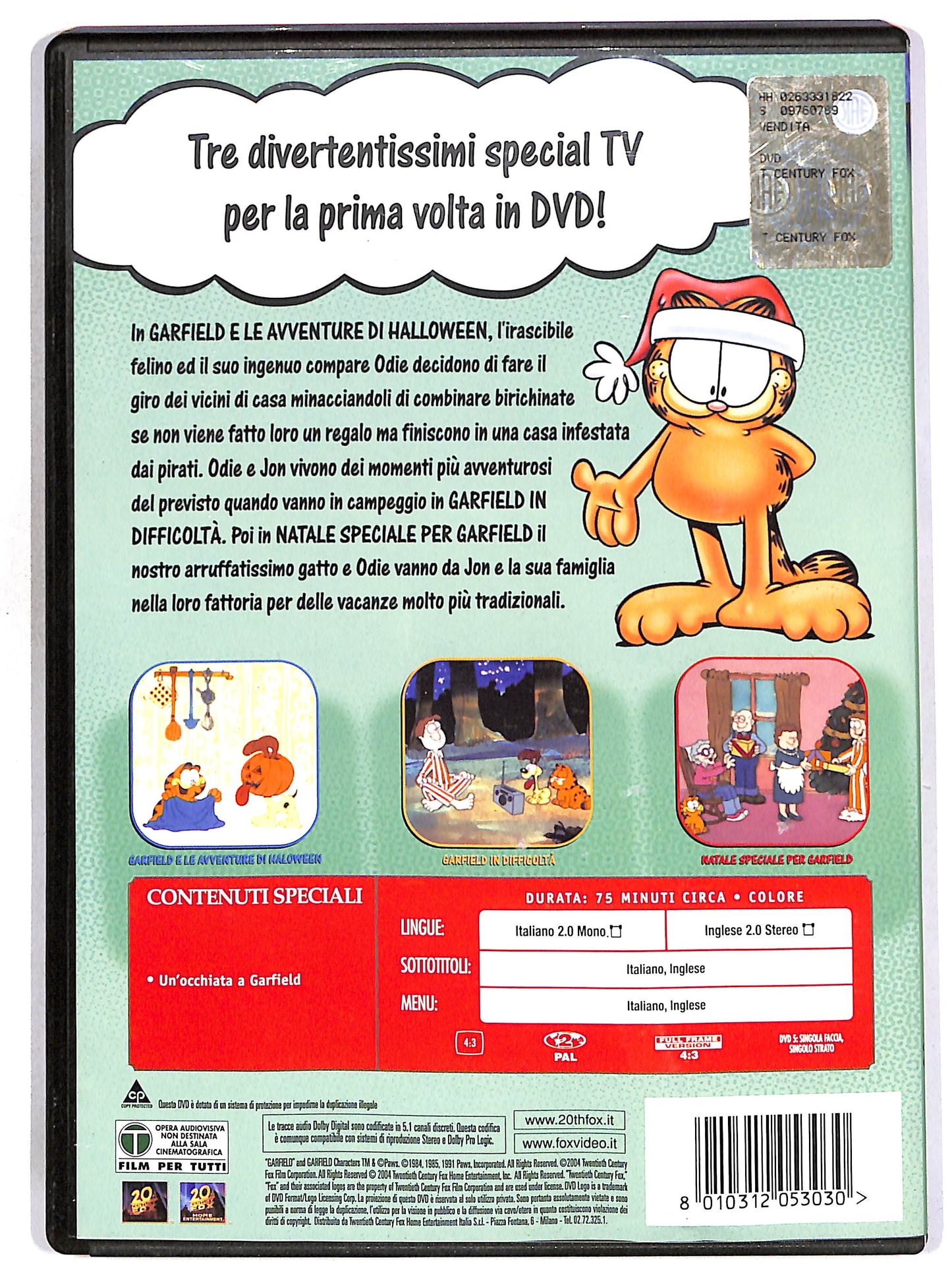 EBOND Le canzoni di Garfield DVD DB730146