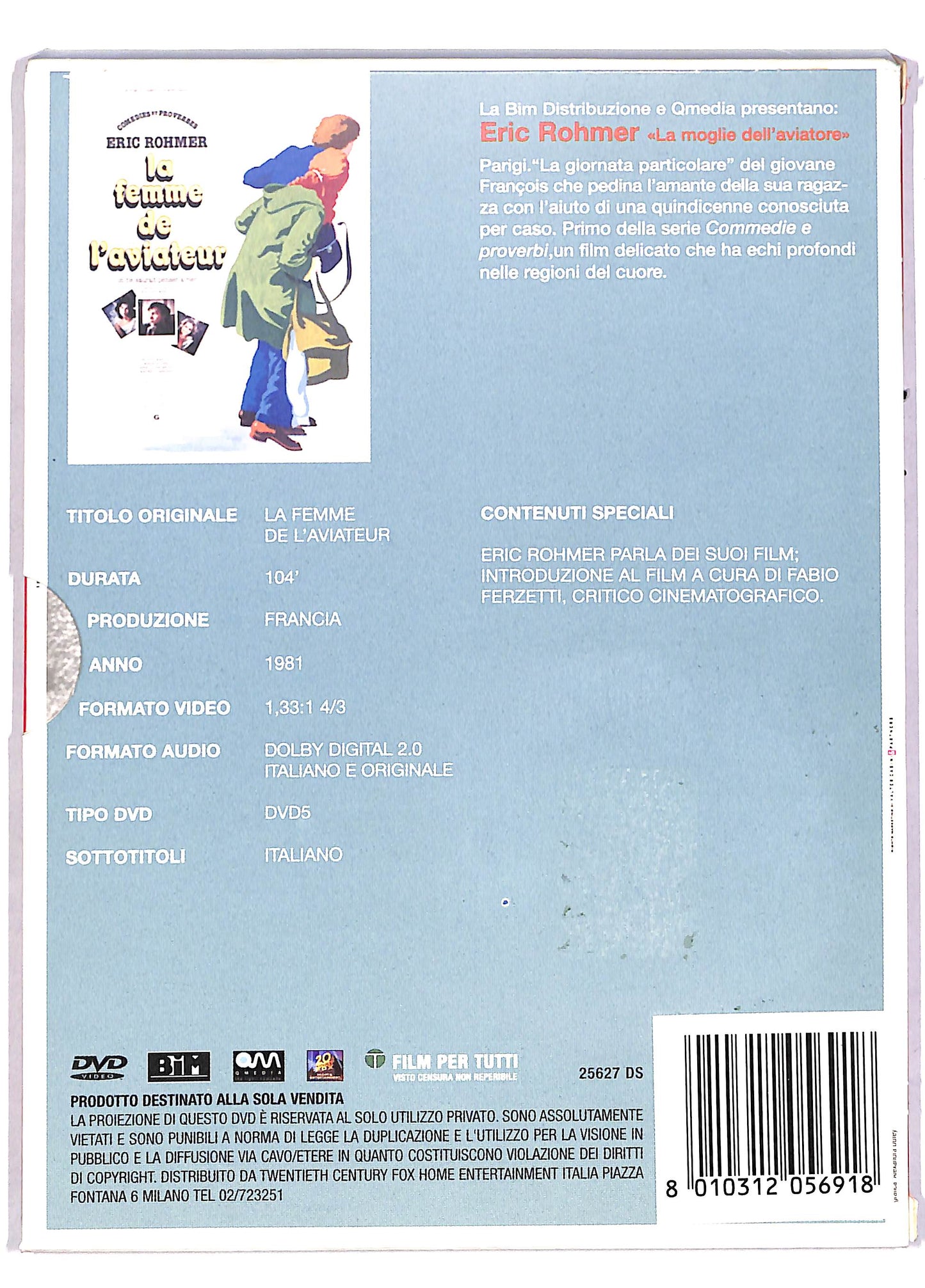 EBOND La moglie dell'aviatore DIGIPACK DVD DB732106