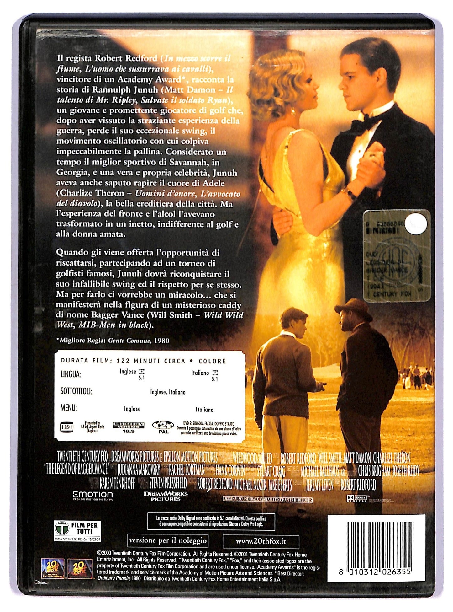 EBOND La leggenda di Bagger Vance NOLEGGIO DVD DB732330