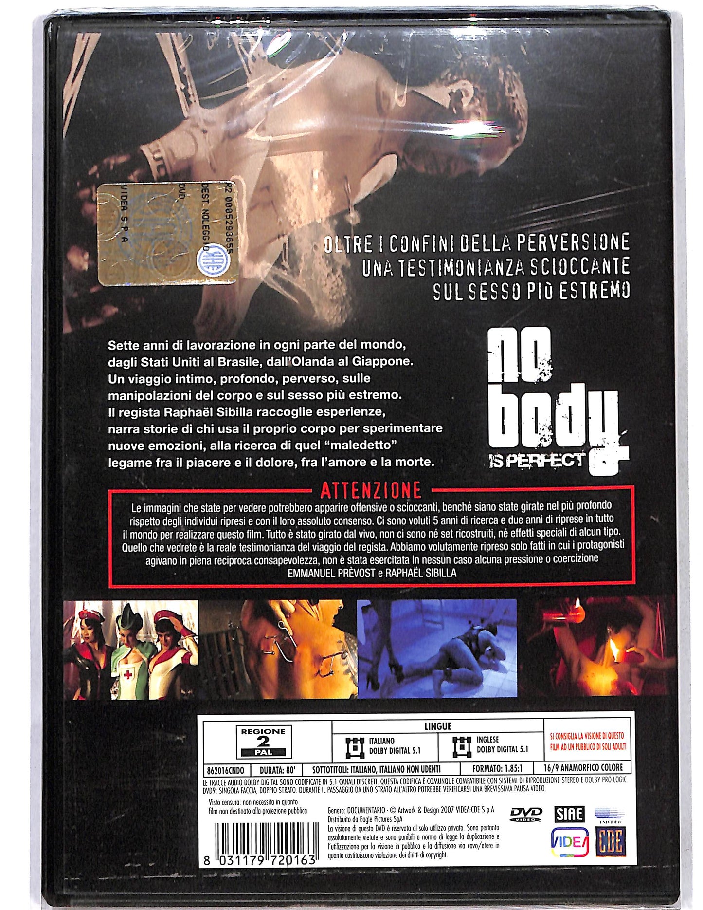 EBOND No body Is perfect DVD DB732334