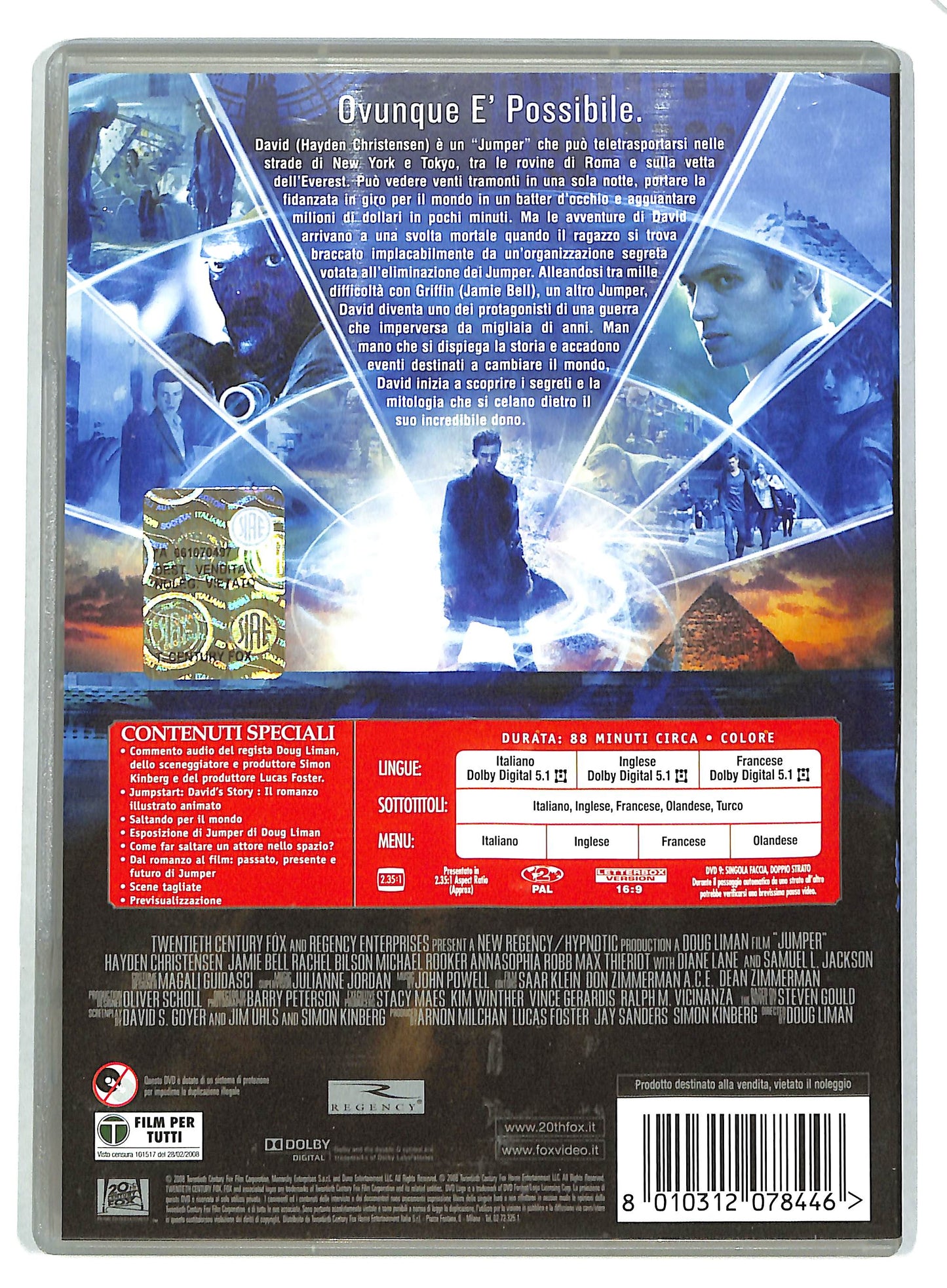 EBOND jumper - senza confini NOLEGGIO DVD DB732363