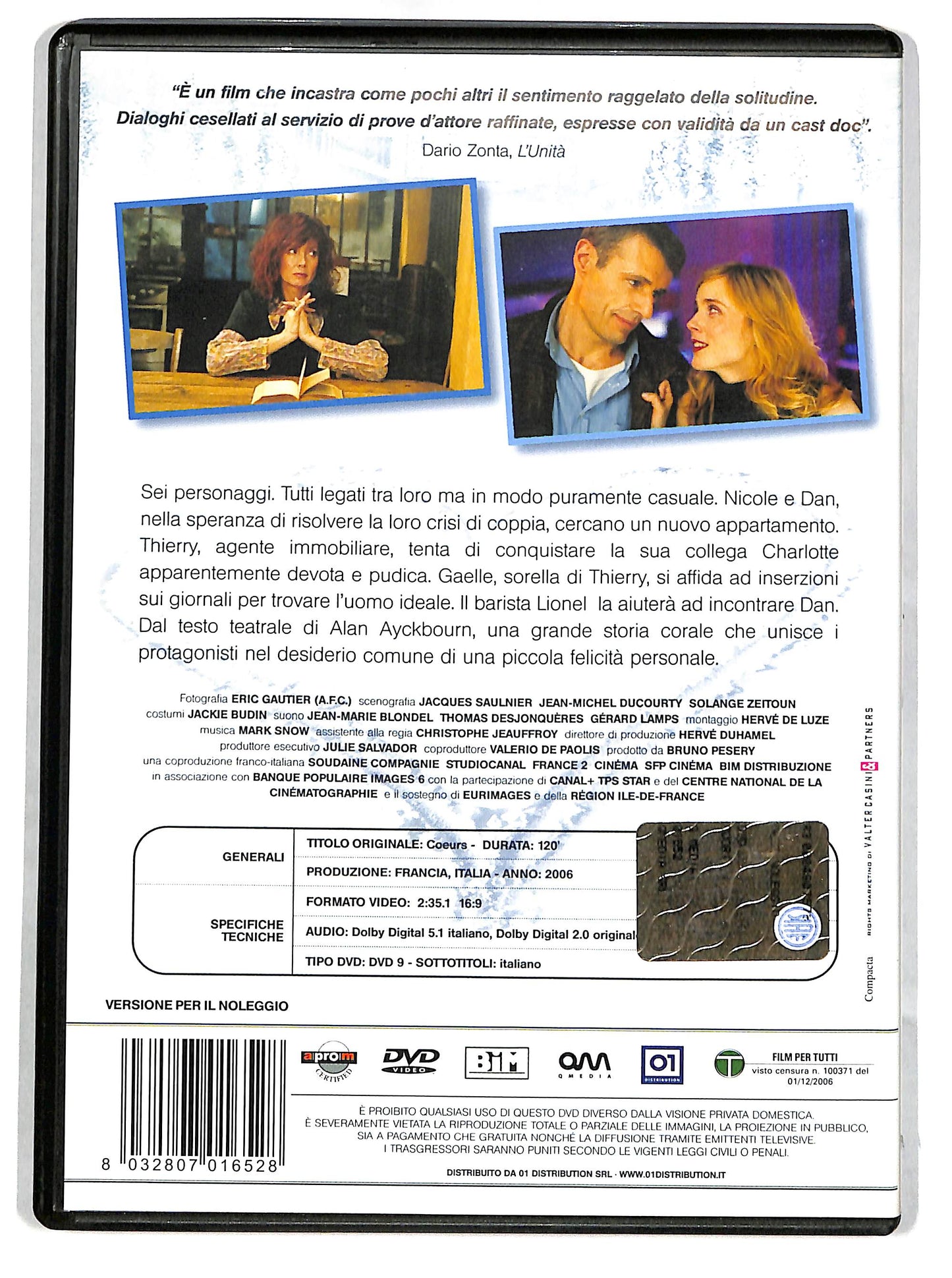 EBOND Cuori (film) Noleggio DVD DB732615