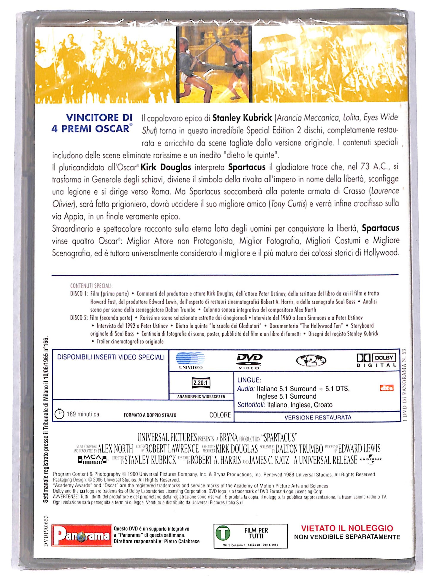EBOND Spartacus EDITORIALE DVD DB733122