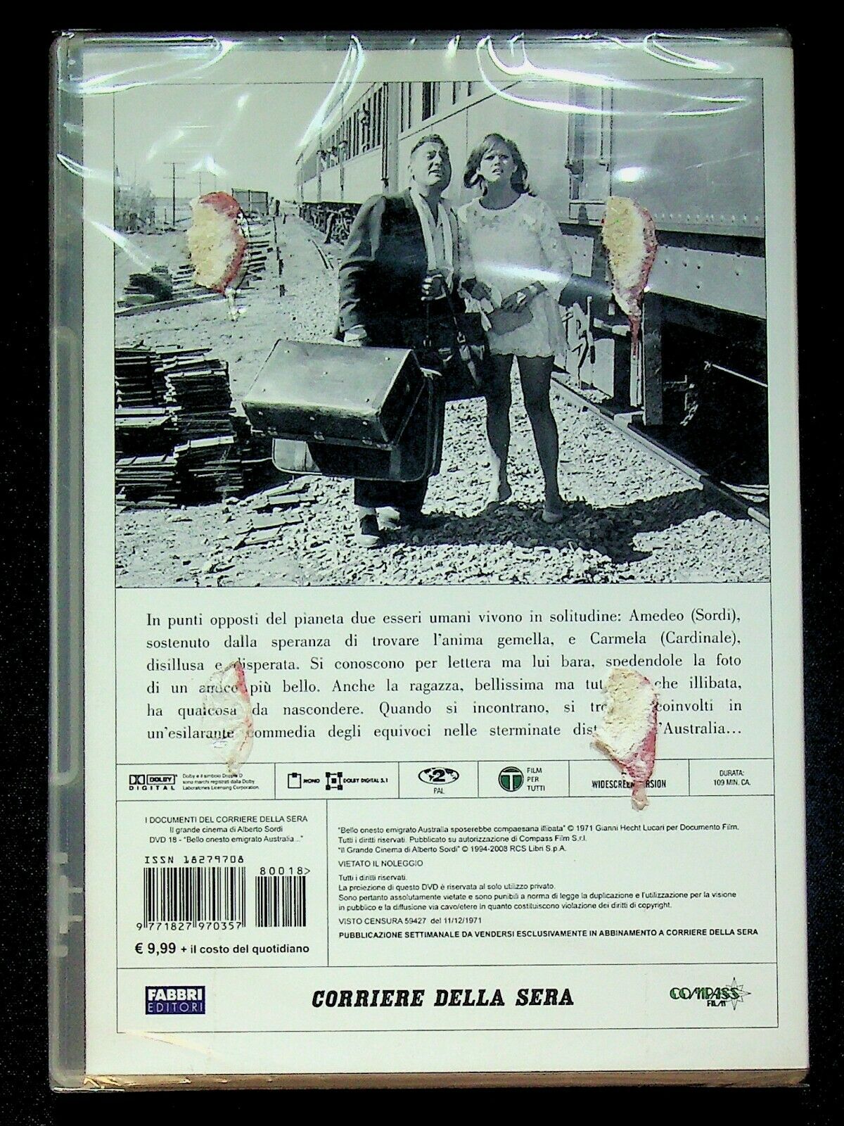 EBOND Bello Onesto Emigrato Sordi DVD DB733138