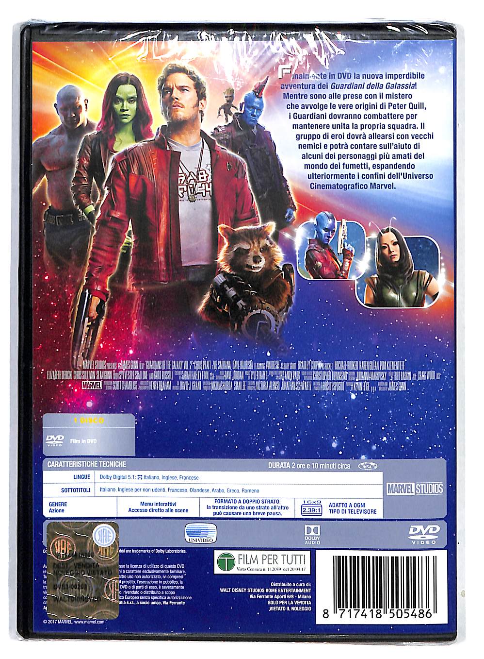 EBOND Guardiani della Galassia Vol 2 NOLEGGIO DVD DB733614