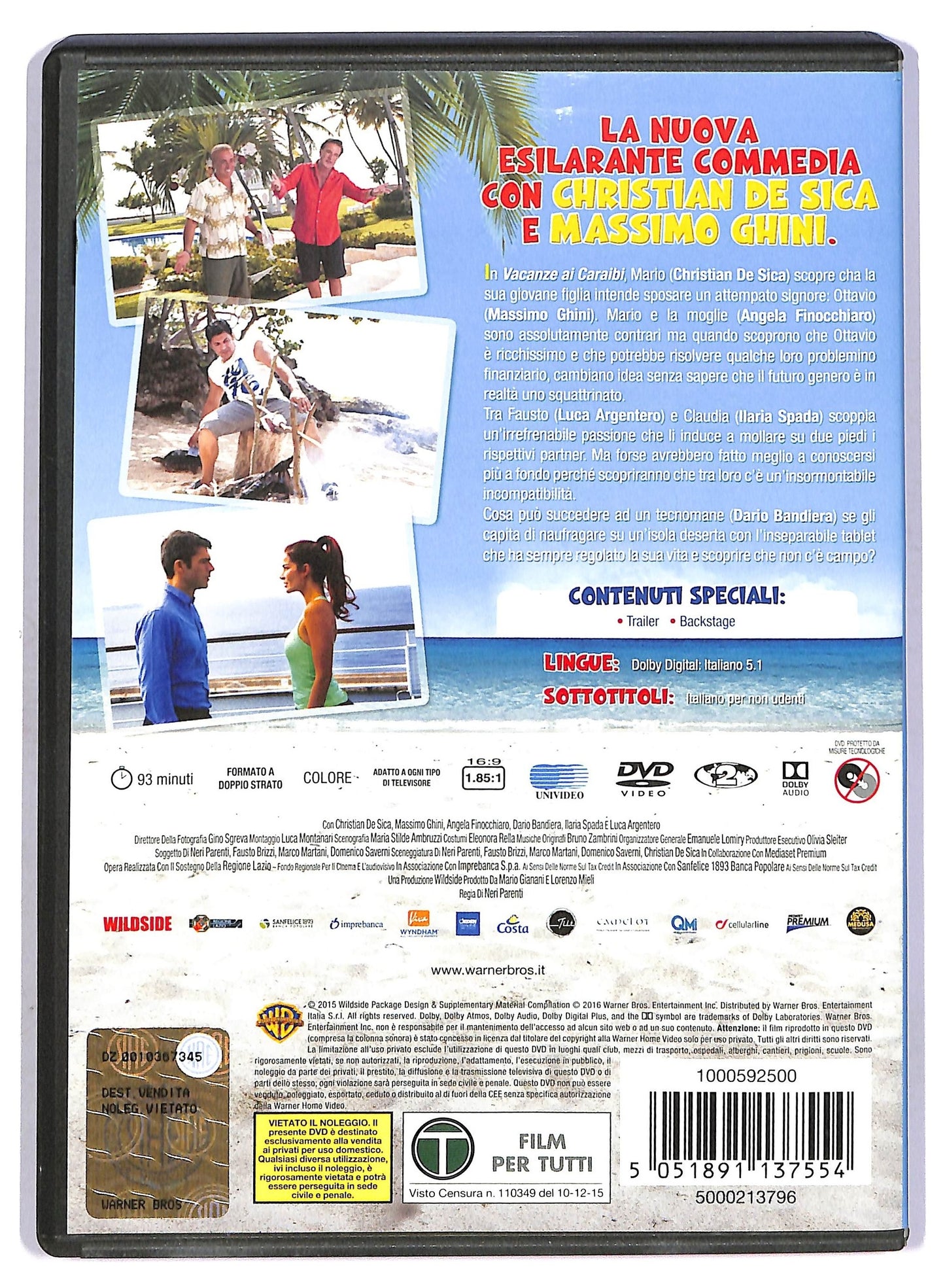 EBOND Vacanze ai Caraibi - il film di natale NOLEGGIO DVD DB733617