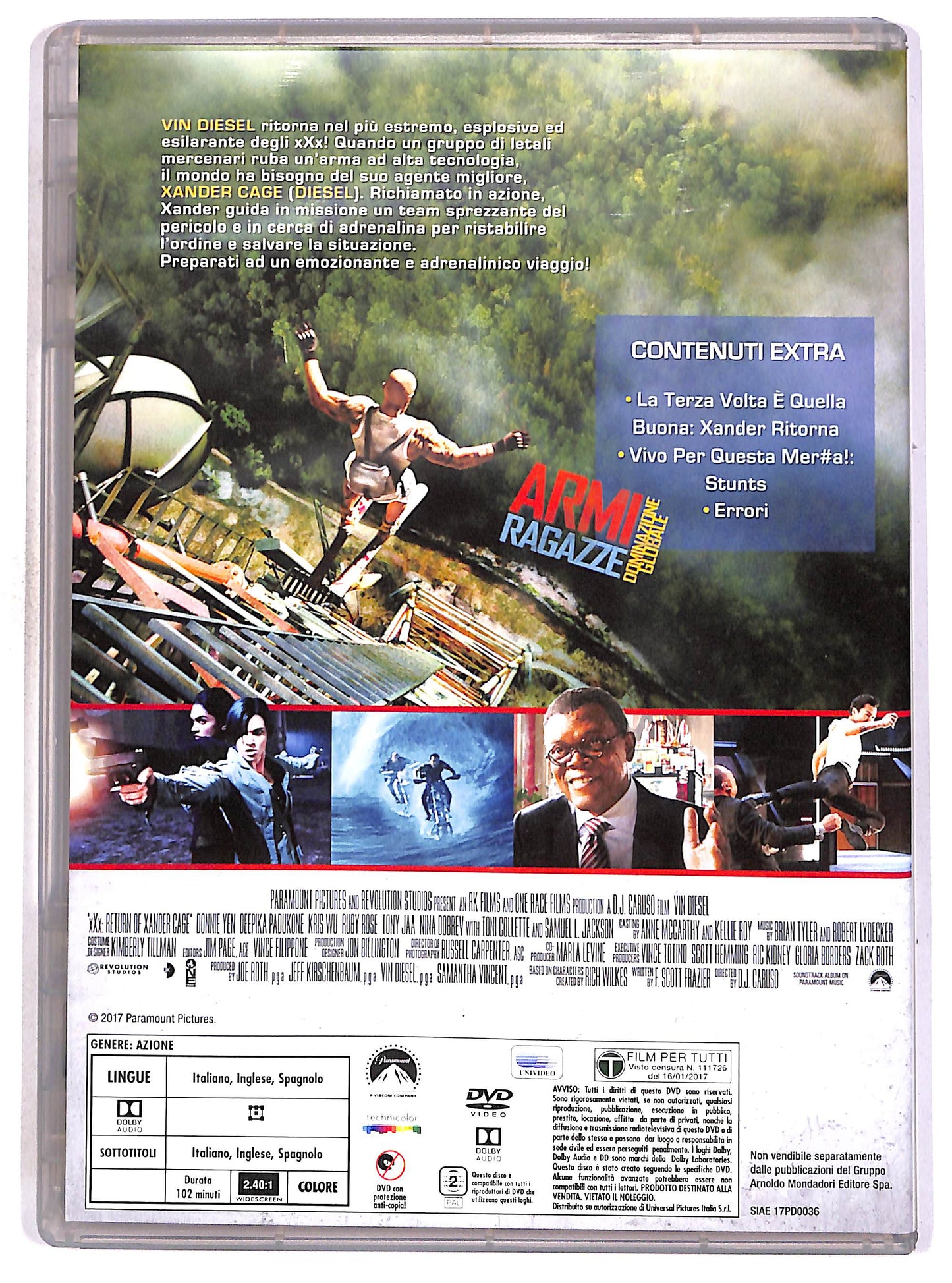 EBOND xXx - Il ritorno di Xander Cage EDITORIALE DVD DB733639