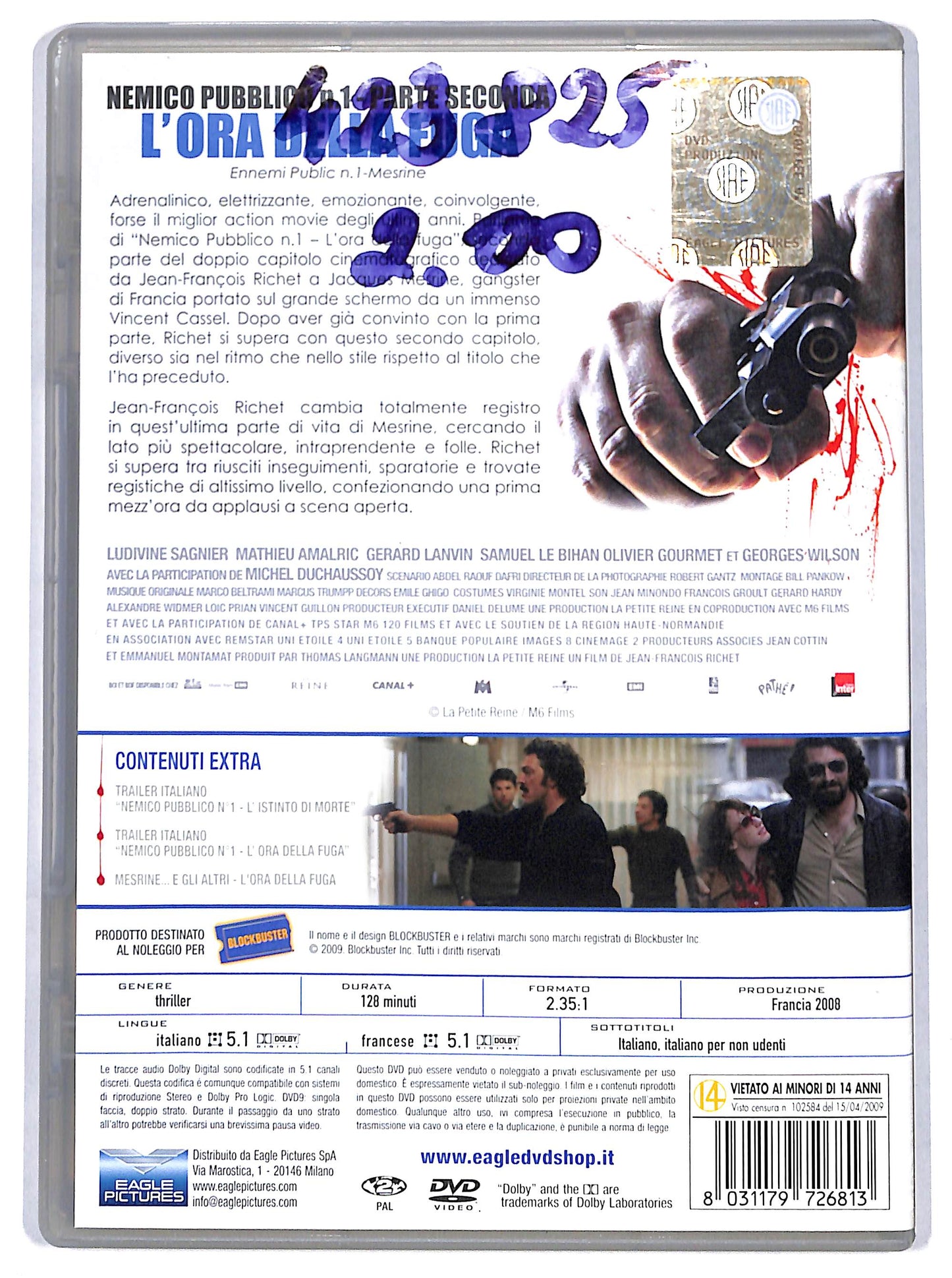 EBOND Nemico Pubblico n. 1 - parte seconda NOLEGGIO DVD DB733753