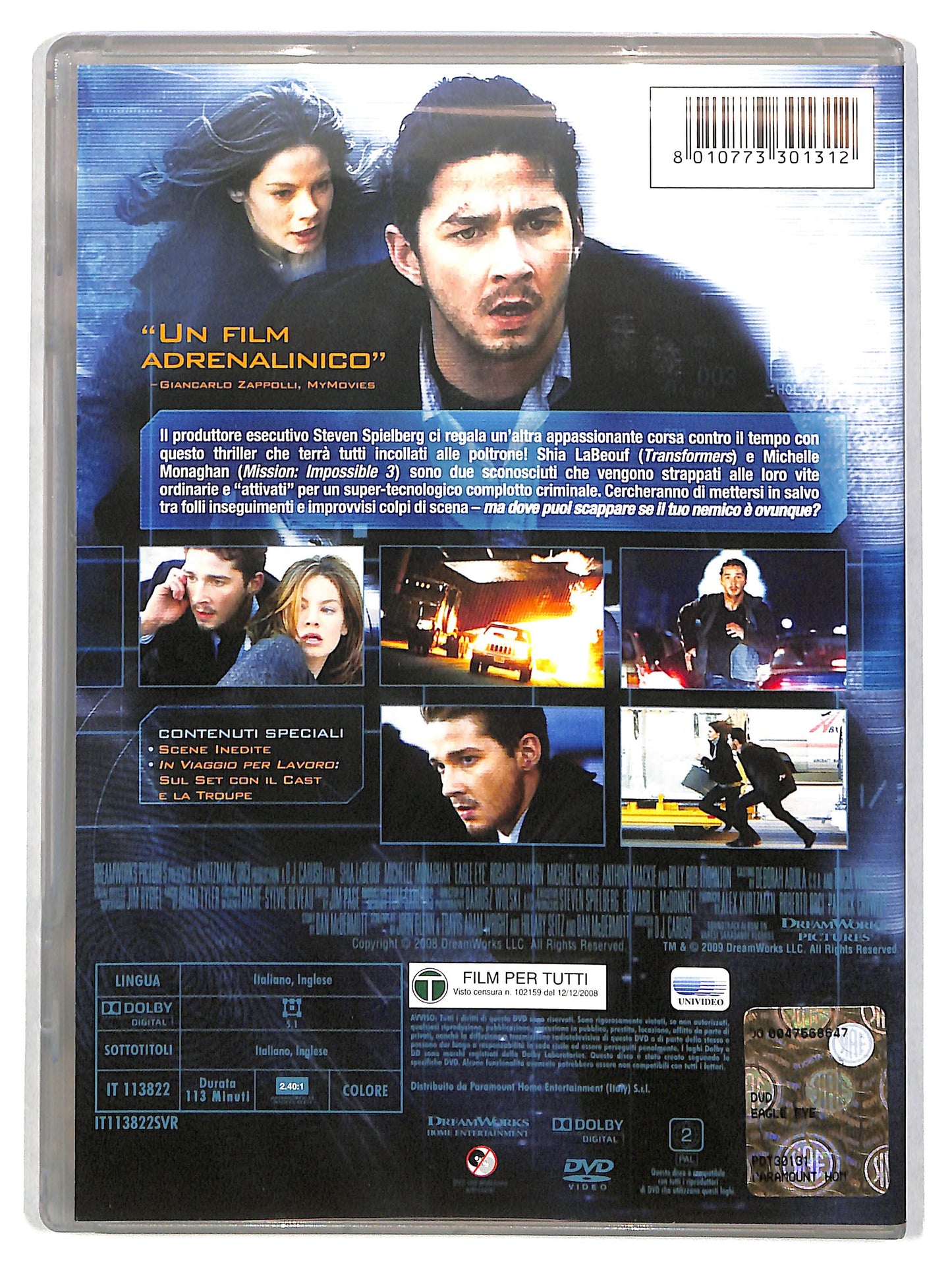 EBOND Eagle Eye NOLEGGIO DVD DB734321