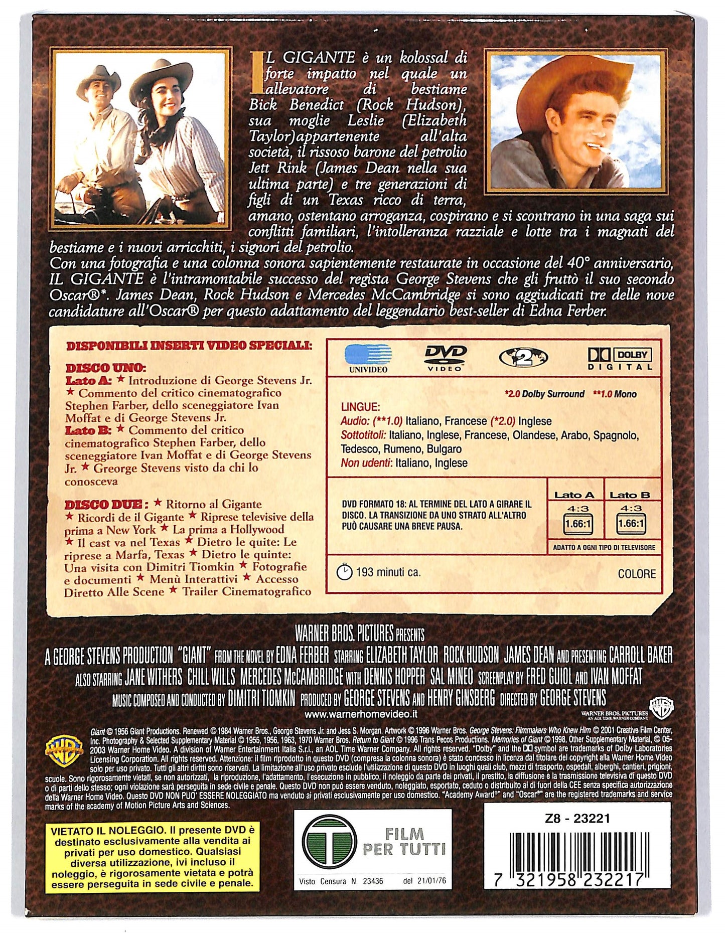 EBOND Il gigante - DIGIPACK EDIZIONE SPECIALE DVD DB734334