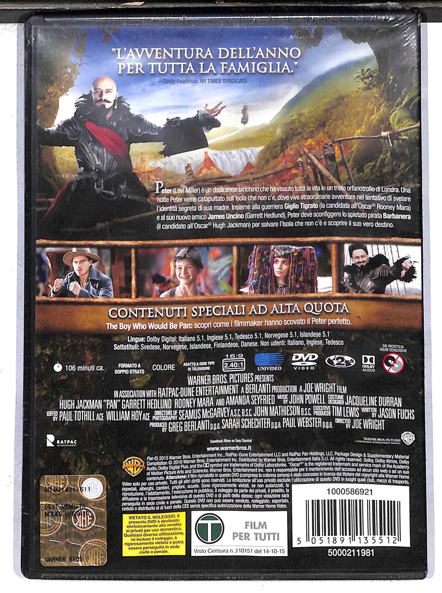 EBOND pan viaggio sull'isola che non c'e SLIMCASE NOLEGGIO DVD DB734358