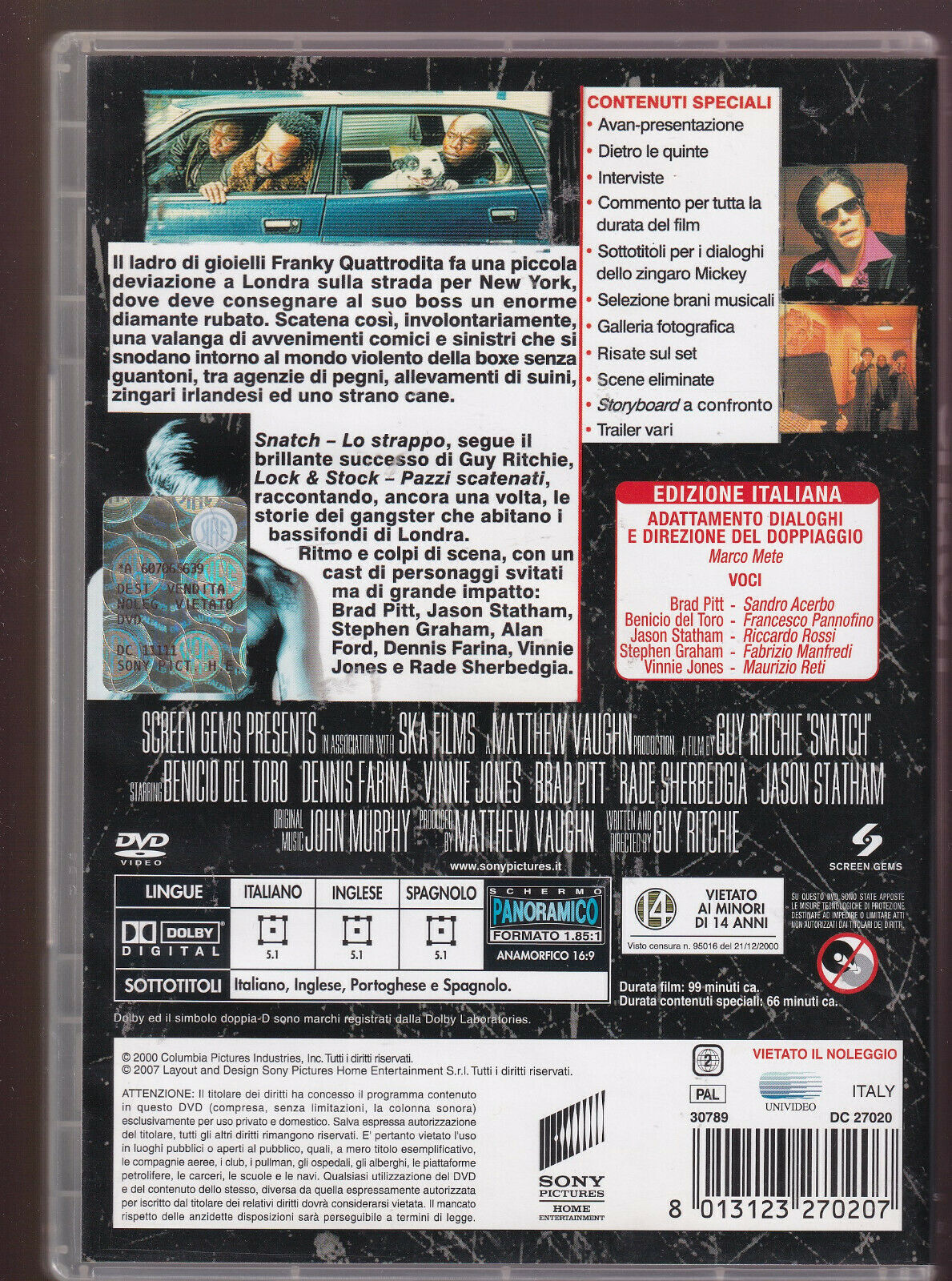 EBOND Snatch Lo Strappo DVD DB734410