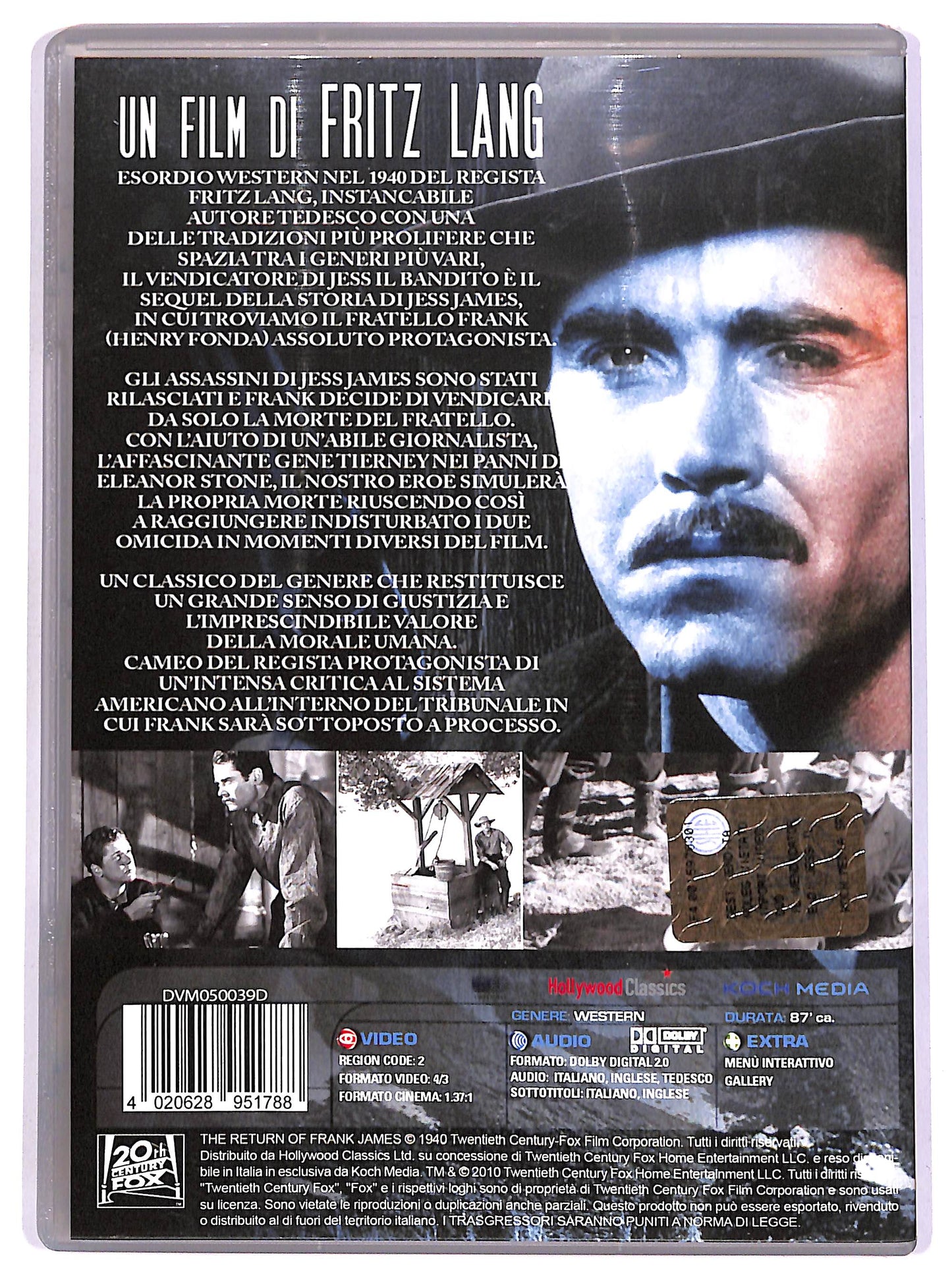 EBOND Il vendicatore di Jess il bandito DVD DB734414