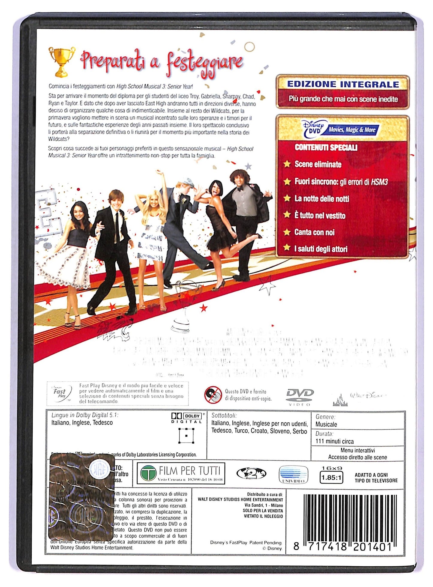 EBOND high school musical 3 NOLEGGIO DVD DB734919