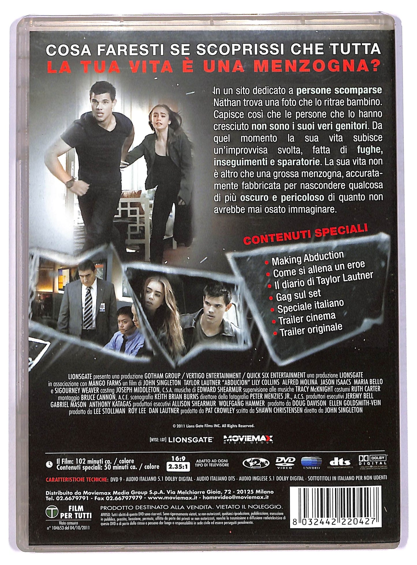 EBOND Abduction - Riprenditi la tua vita Noleggio NOLEGGIO DVD DB734924