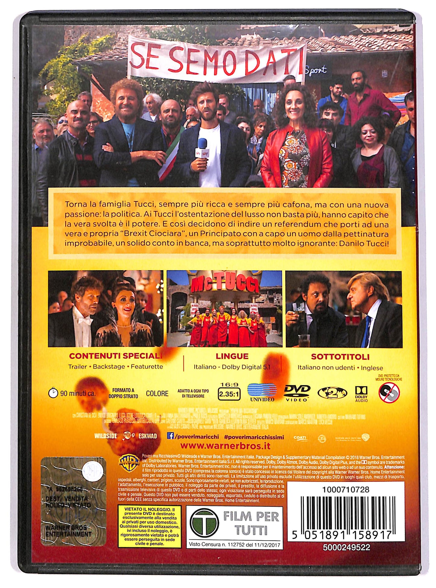 EBOND Poveri ma ricchissimi NOLEGGIO DVD DB735139