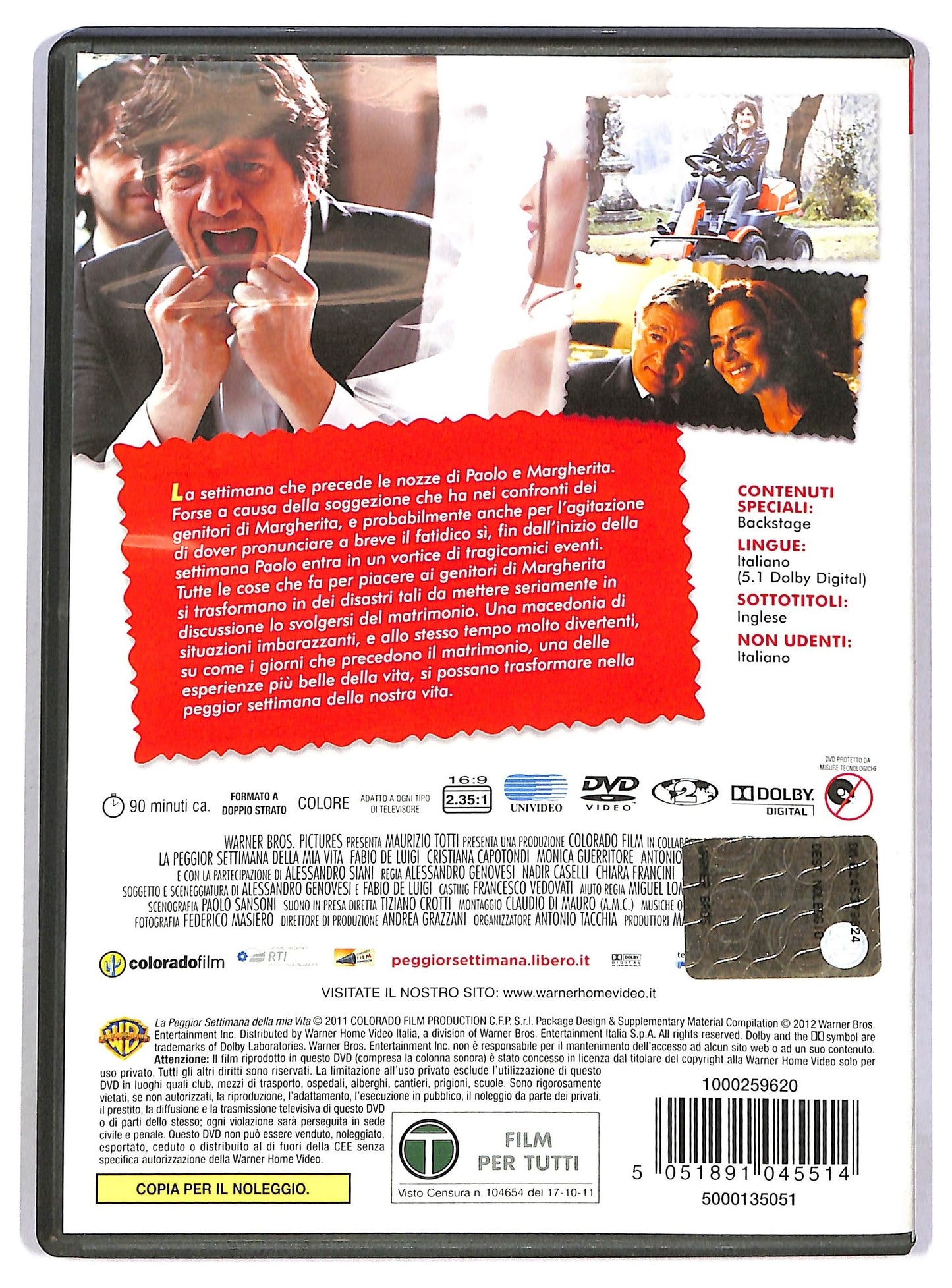 EBOND La peggior settimana della mia vita NOLEGGIO DVD DB735142