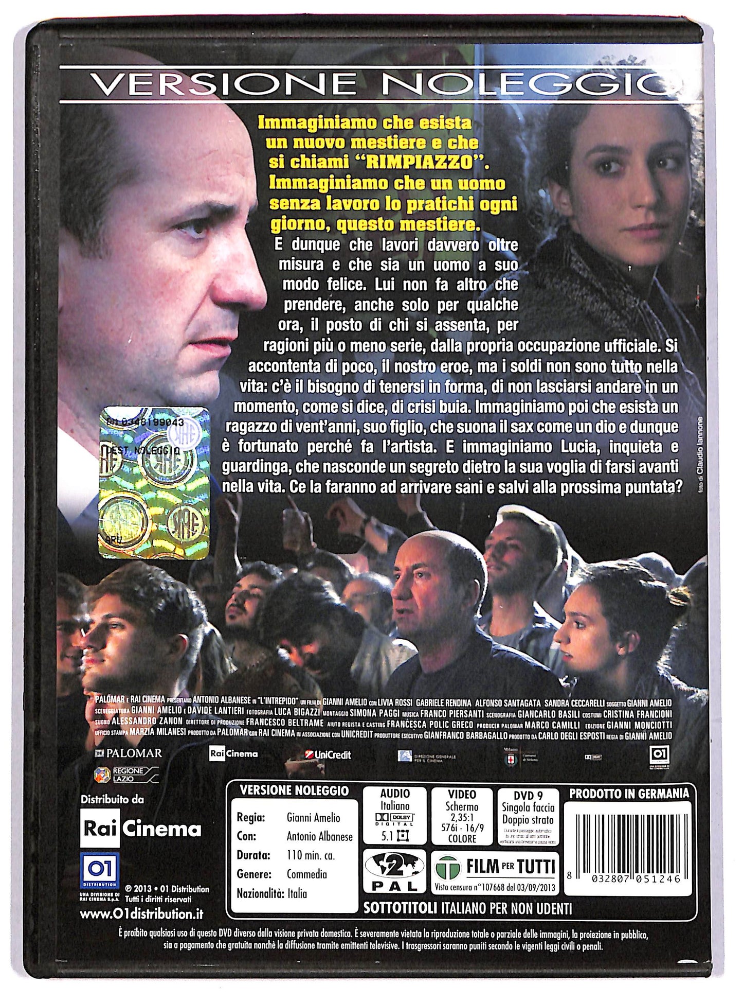 EBOND L'intrepido Noleggio DVD DB735144