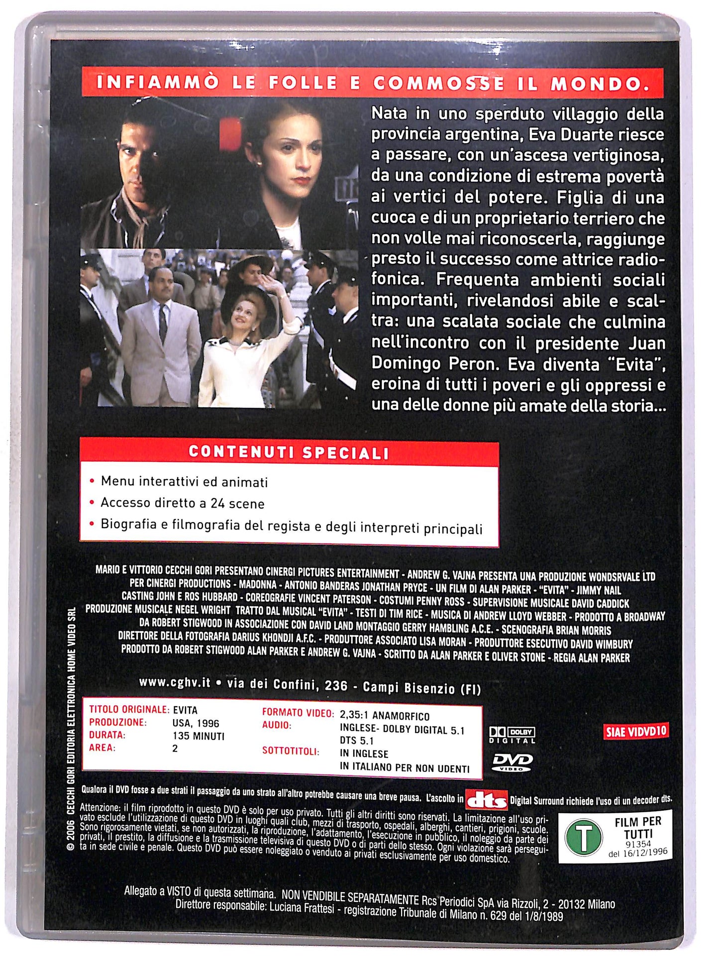 EBOND Evita EDITORIALE DVD DB735655
