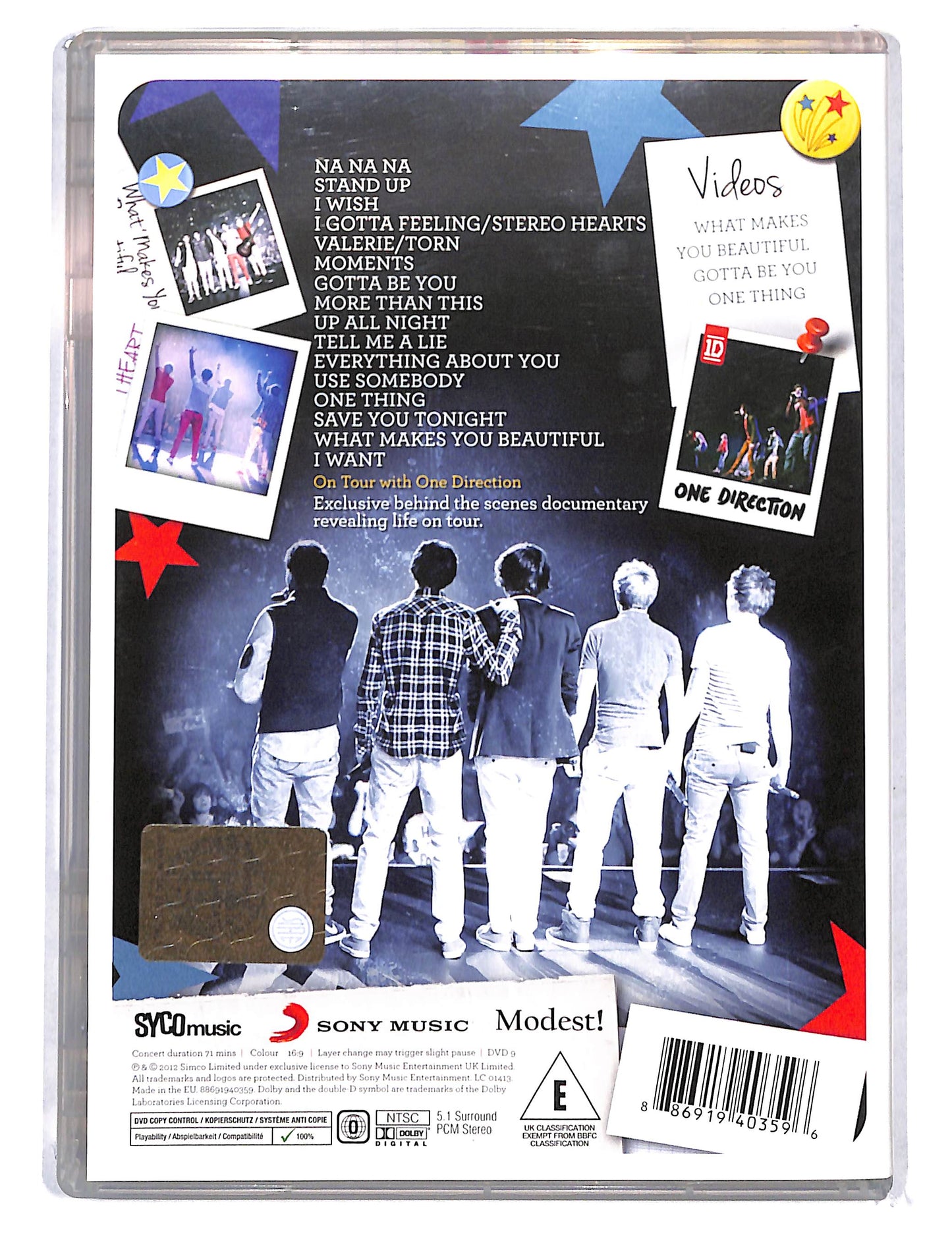 EBOND One Direction - Up All Night-The Live Tour DVD DB735834