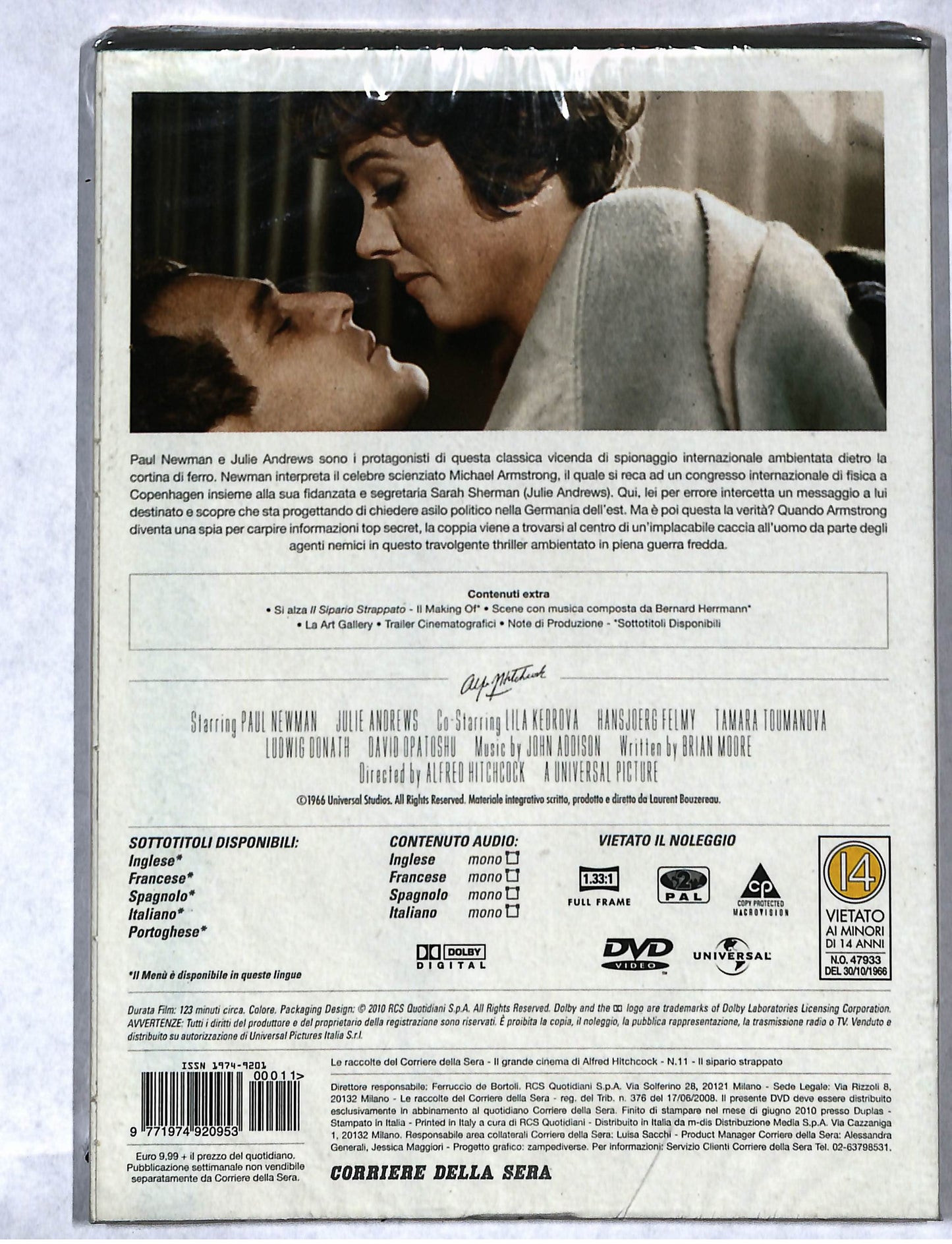 EBOND Hitchcock - il sipario strappato vol.11 EDITORIALE DVD DB735858