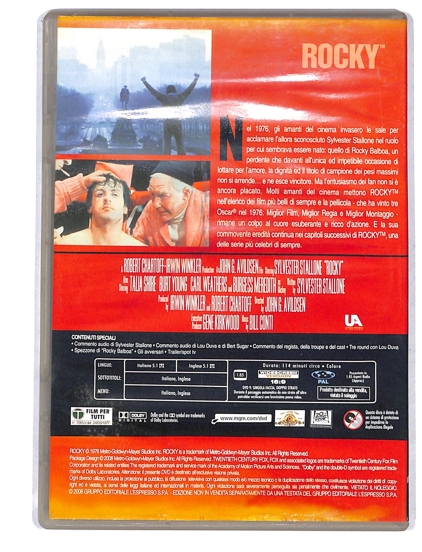 EBOND Sylvester stallone - Rocky vol.1 EDITORIALE DVD DB736104